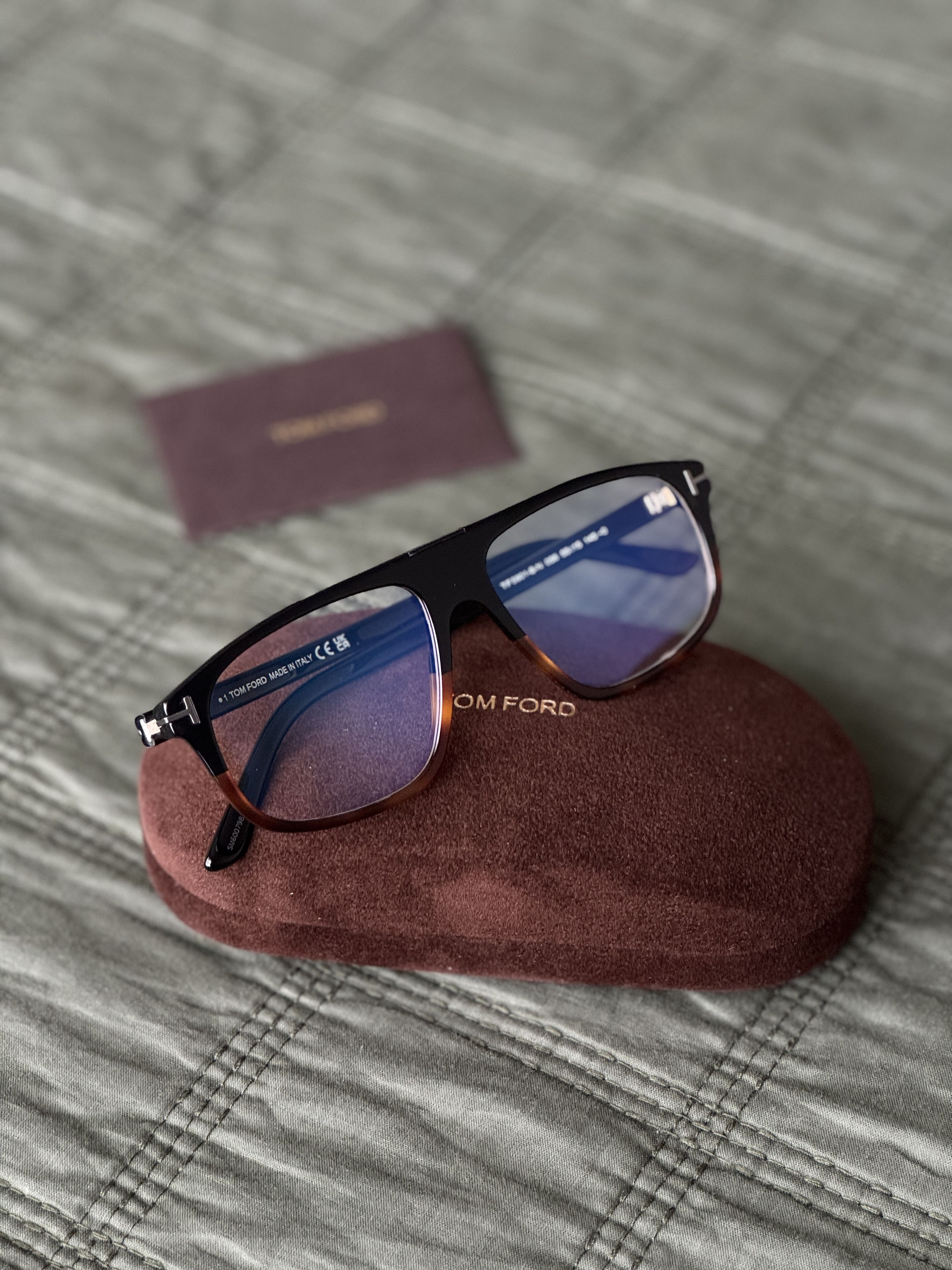 Tom Ford Tom Ford Men Eyeglasses Aviator FT5901-B-N 056 NEW AUTHENTIC Size ONE SIZE - 9 Thumbnail