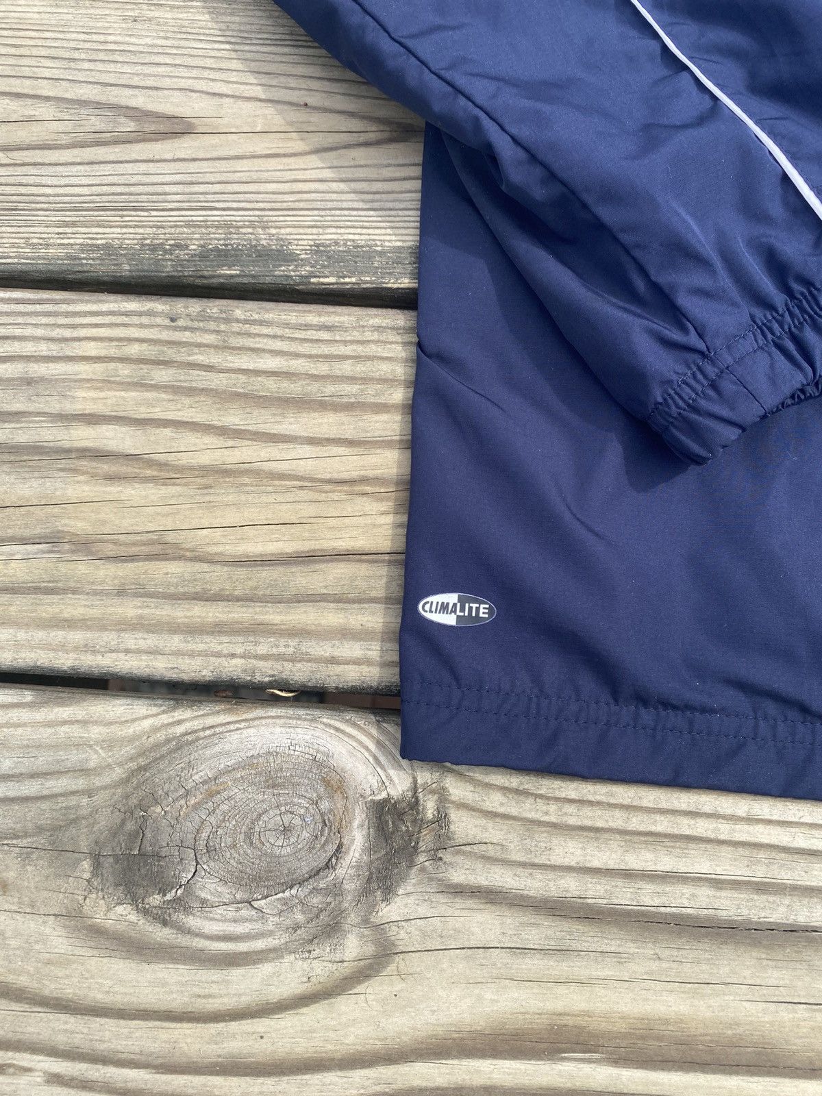 Adidas × New York Yankees × Vintage Vintage Adidas New York Yankees Navy Blue WindBreaker Size US L / EU 52-54 / 3 - 9 Thumbnail