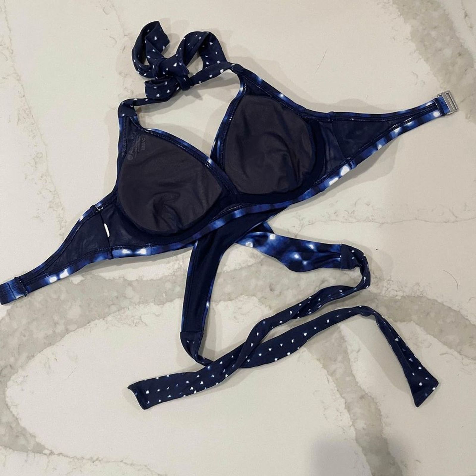 Athleta Athleta Wrap Swim Top Zuma Mashiko Print Padded Womens 32B/C Size S / US 4 / IT 40 - 5 Thumbnail