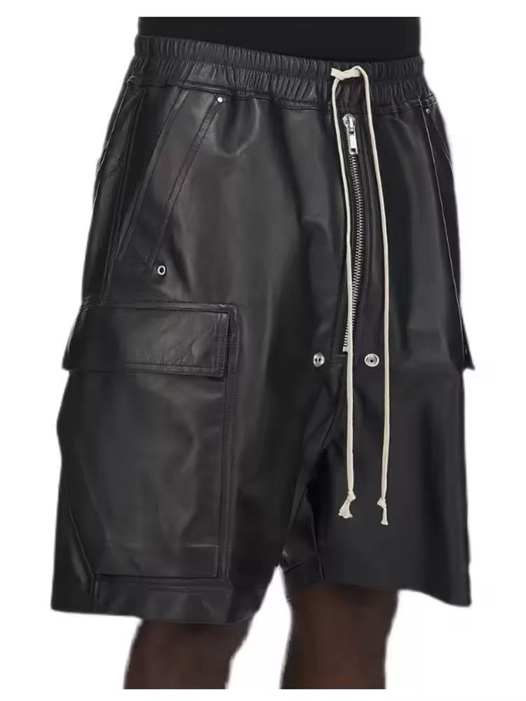 Jean Drawstring Baggy Cargo Shorts Size US 31 - 1 Thumbnail