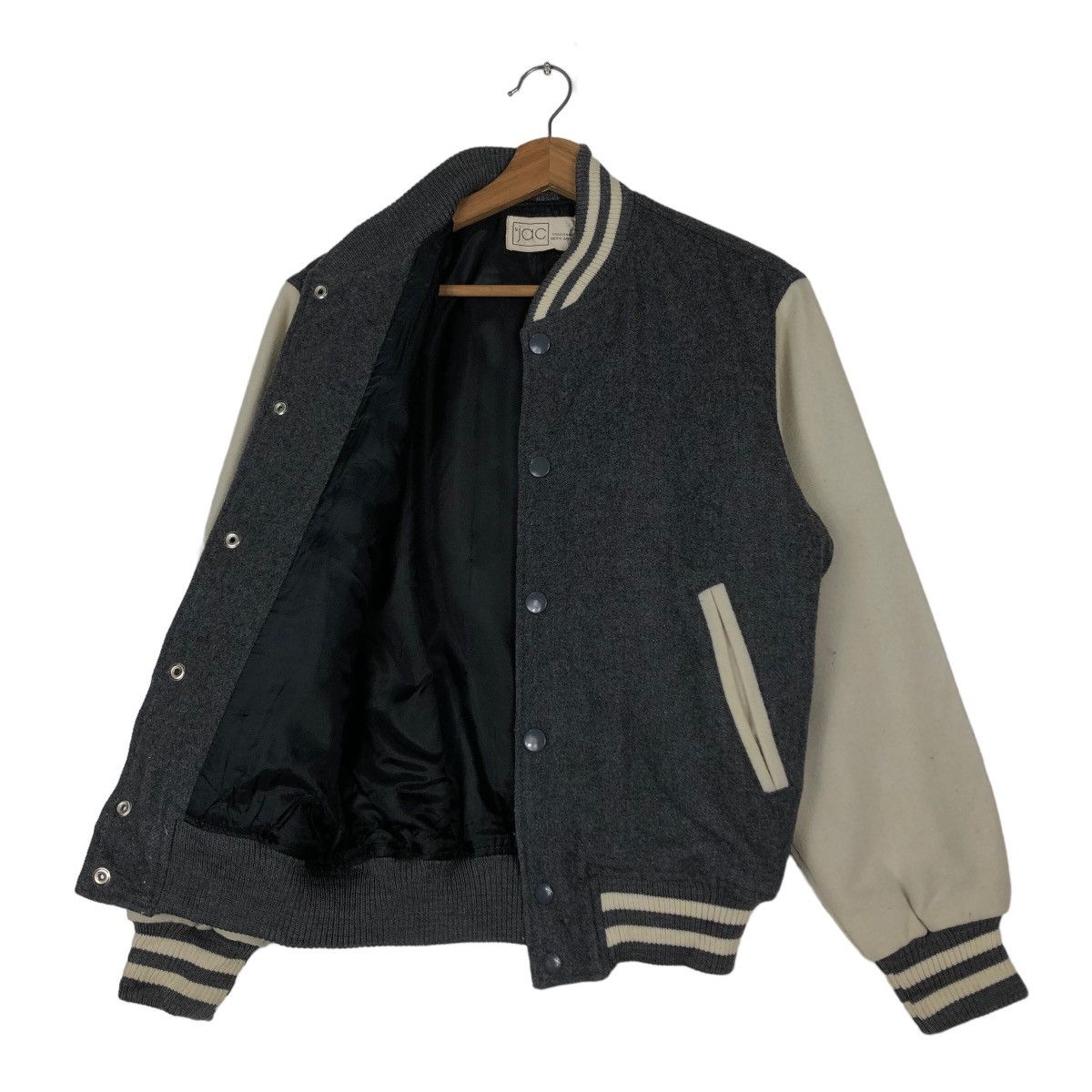Japanese Brand 🔥Vintage Varsity Bomber Jacket Jac Japan Wool Issey Miyake Size US M / EU 48-50 / 2 - 11 Thumbnail