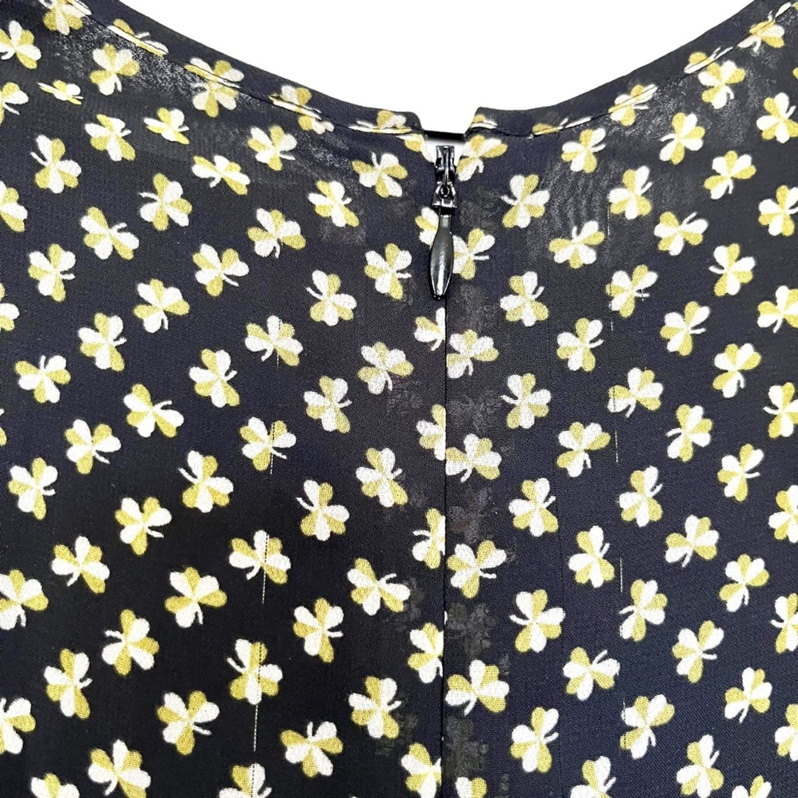 Orla Kiely Orla Kiely rare chiffon clover shamrock ditsy print dress Size M / US 6-8 / IT 42-44 - 7 Thumbnail