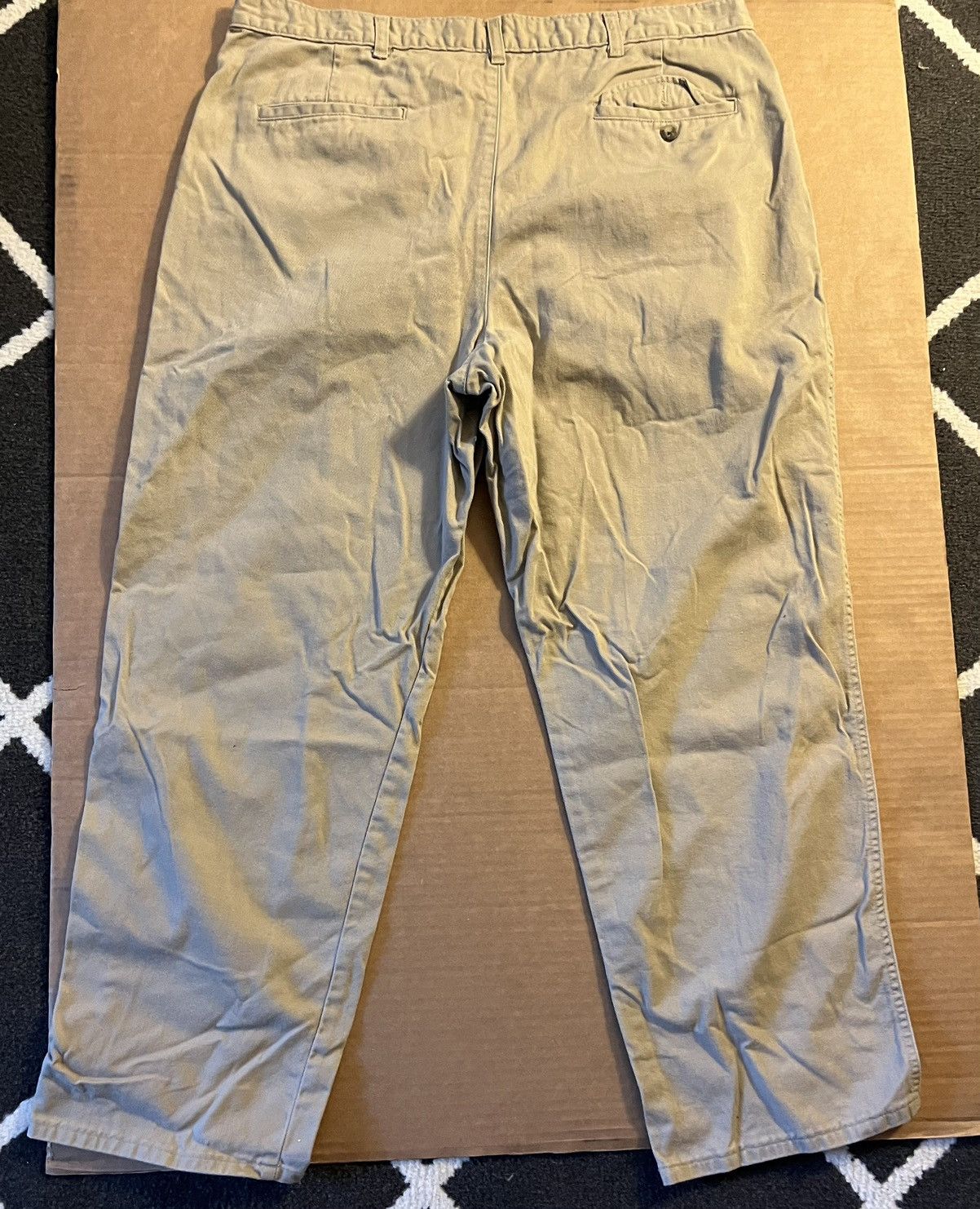 L.L. Bean × Vintage 90s L.L. Bean Tan Pants 38x29 Size US 38 / EU 54 - 2 Thumbnail