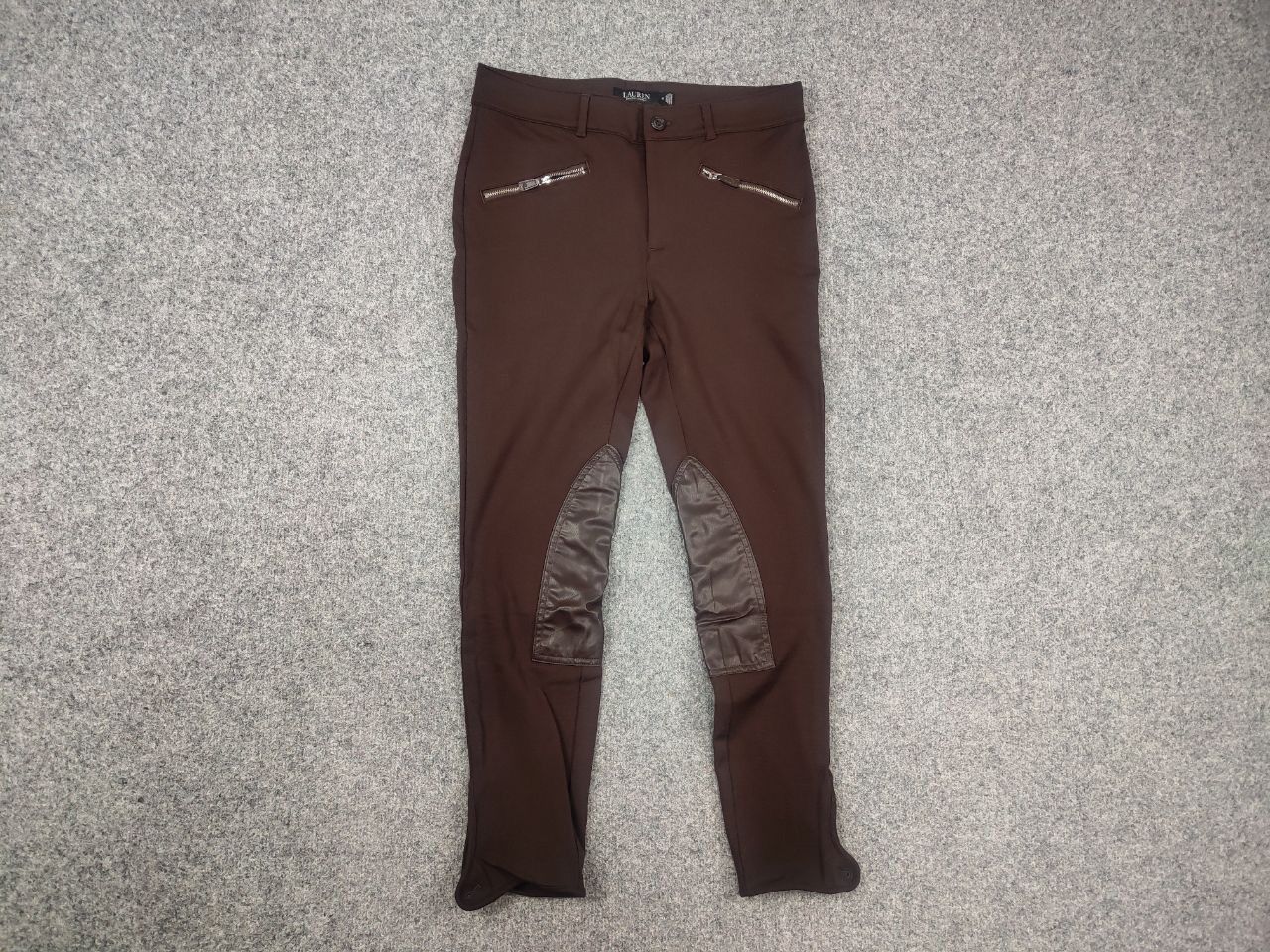 Polo Ralph Lauren Lauren Ralph Lauren Knee Patch Ponte Equestrian Riding Pants Size 29" - 7 Thumbnail