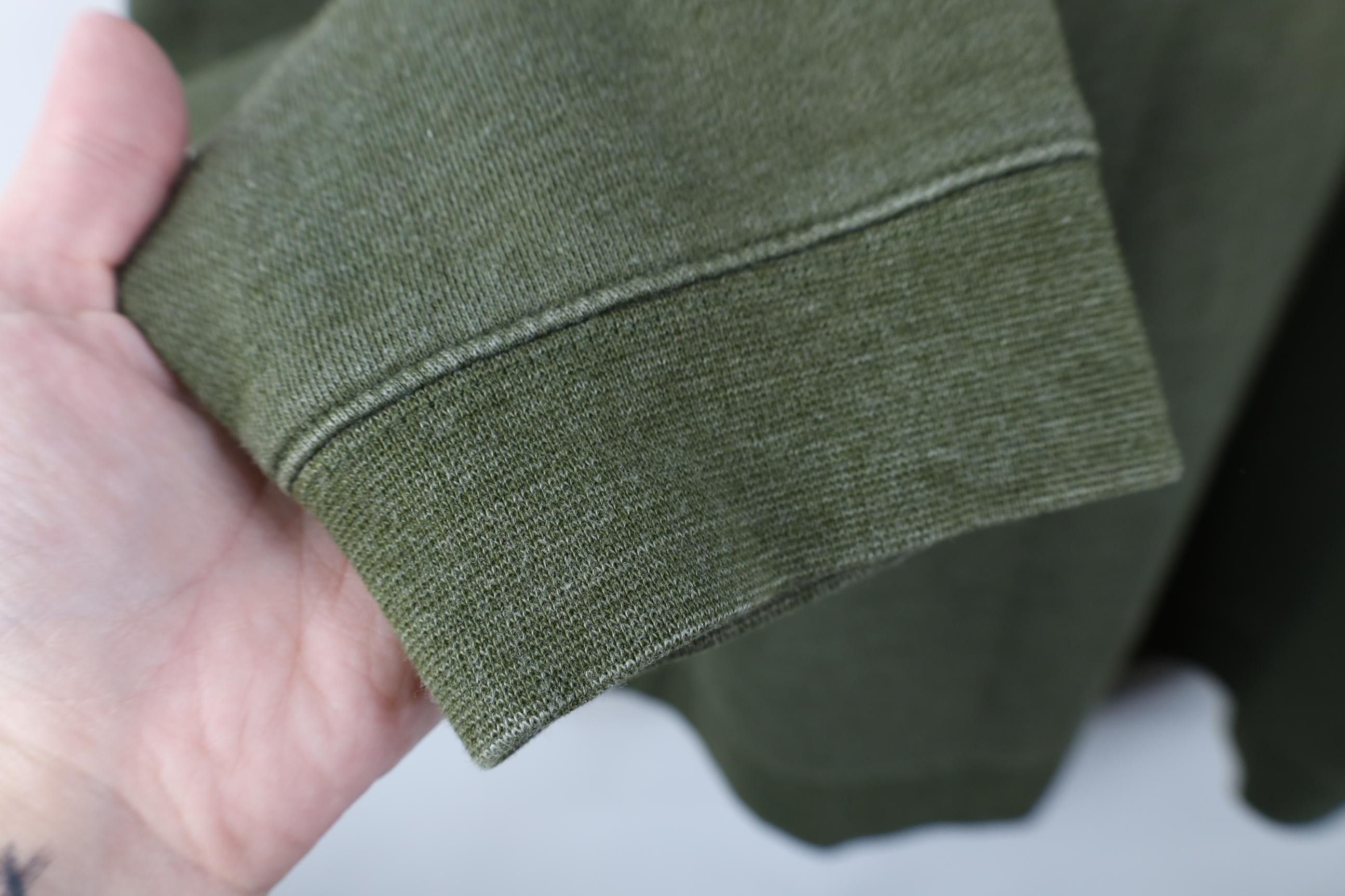 Vintage Vintage 90s Streetwear Heavyweight Crewneck Sweatshirt Green Size US XXL / EU 58 / 5 - 7 Thumbnail