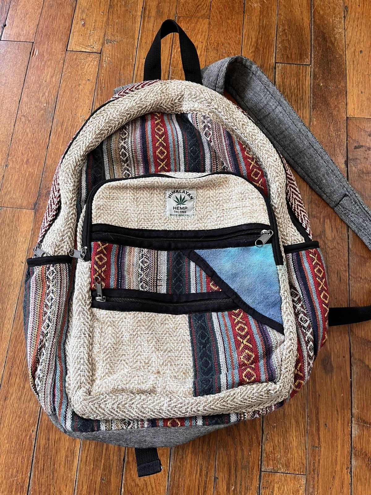 Other Himalayan Hemp backpack with carry pouch Size ONE SIZE - 2 Thumbnail