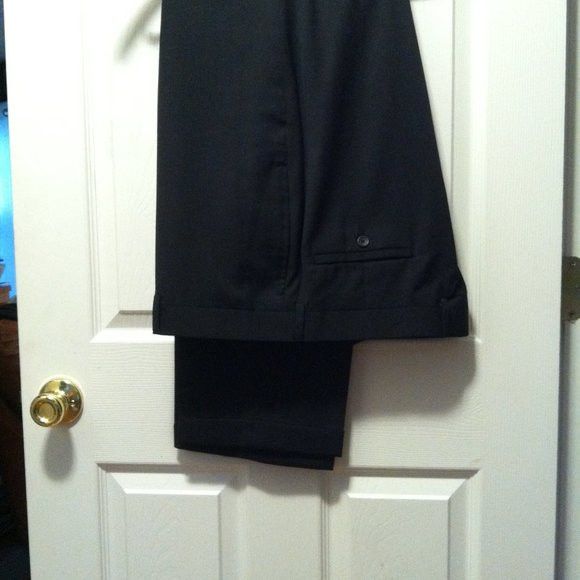 Pronto Uomo PRONTO UOMO PLATINUM MENS 100%WOOL 3PC SUIT SIZE: 48 X-LONG Size 48L - 9 Thumbnail