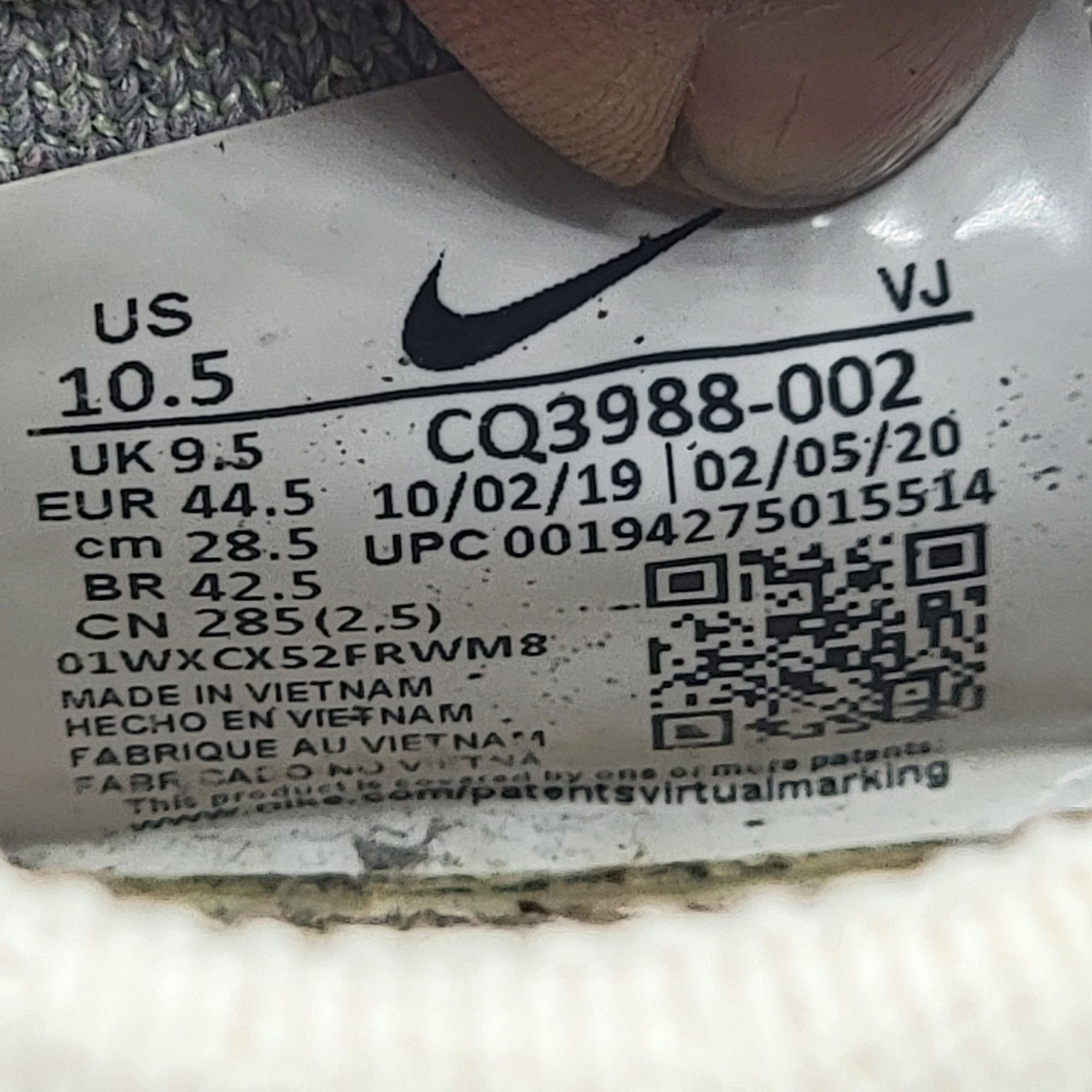 Nike Nike Space Hippie 02 Low Mens 10.5 Sneakers Shoes Gray Volt Size US 10.5 / EU 43-44 - 7 Thumbnail