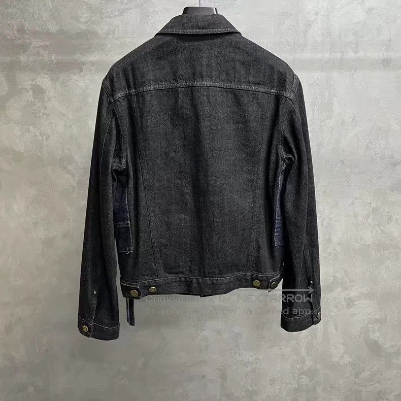 Louis Vuitton Black Bow Detail Denim Jacket. Size US S / EU 44-46 / 1 - 2 Thumbnail