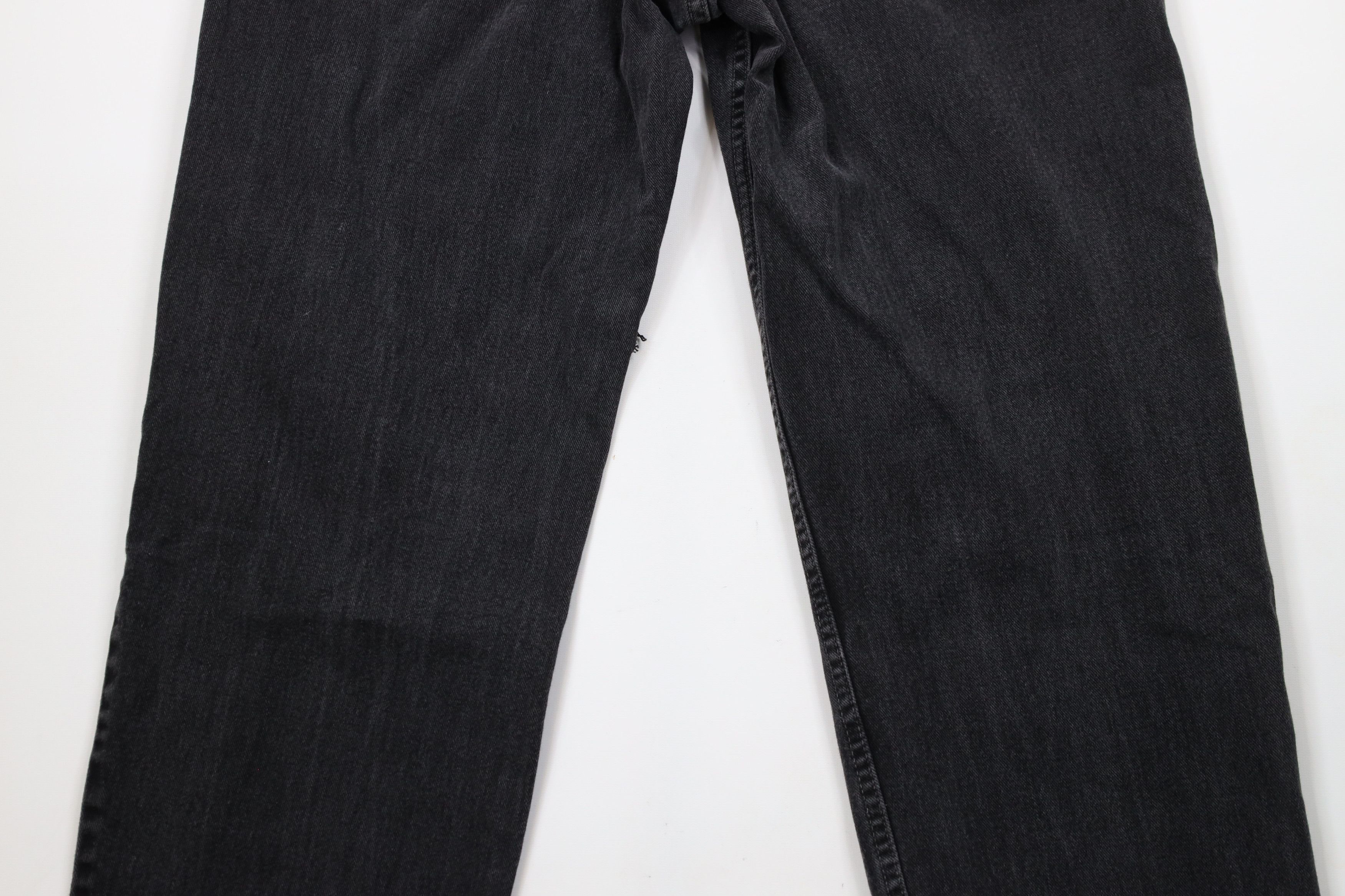Levi's × Vintage Vintage 90s Levis 550 Relaxed Fit Denim Jeans Black Cotton Size US 36 / EU 52 - 12 Thumbnail