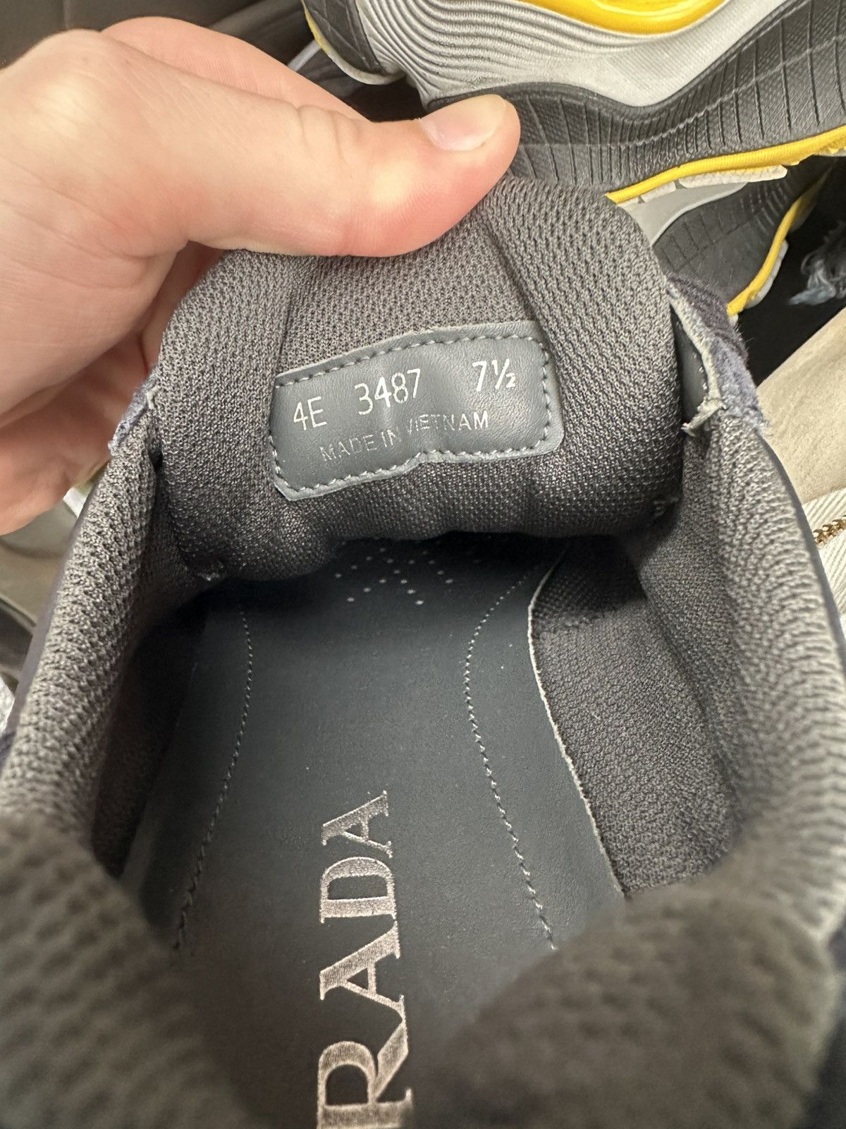 Prada Prada navy blue suede sneakers Size US 7.5 / EU 40-41 - 7 Thumbnail