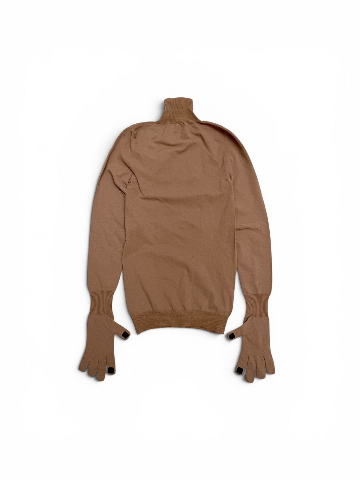 Balenciaga Balenciaga Stretch Knitted Turtleneck Sweater With Gloves Size US XS / EU 42 / 0 - 2 Thumbnail