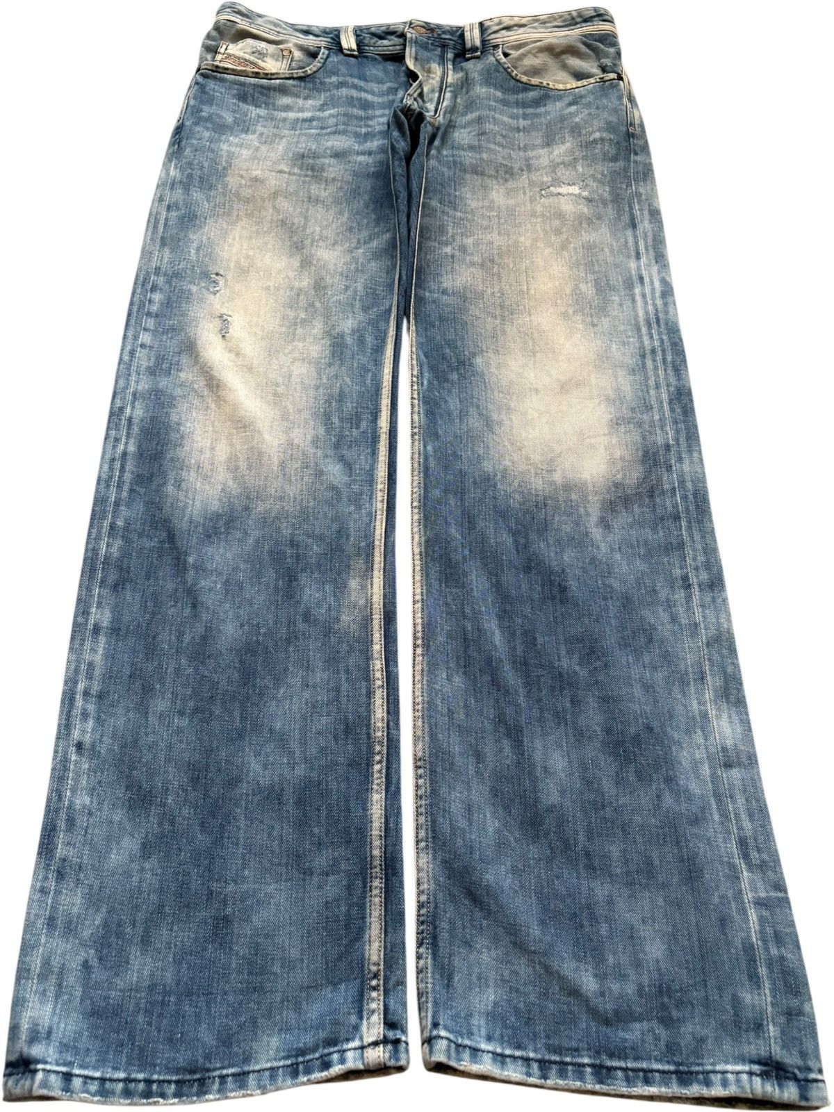 Vintage Diesel Mud Wash Distressed Loose Baggy Jeans