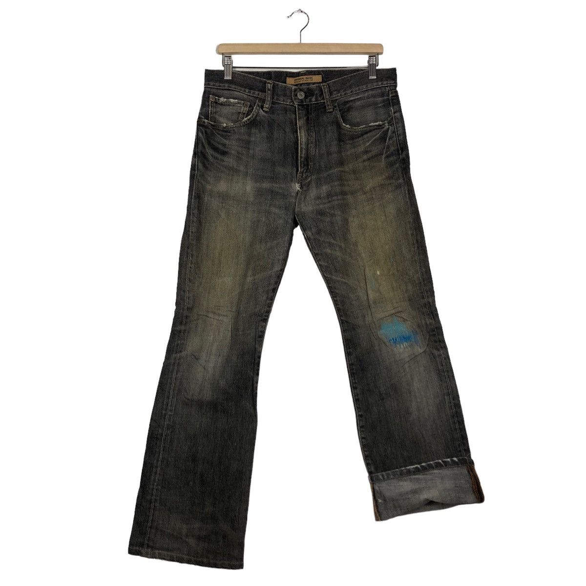 Japanese Brand 🔥90’s Vintage Distressed Denim Jeans Uniqlo Japan Size US 33 - 10 Thumbnail