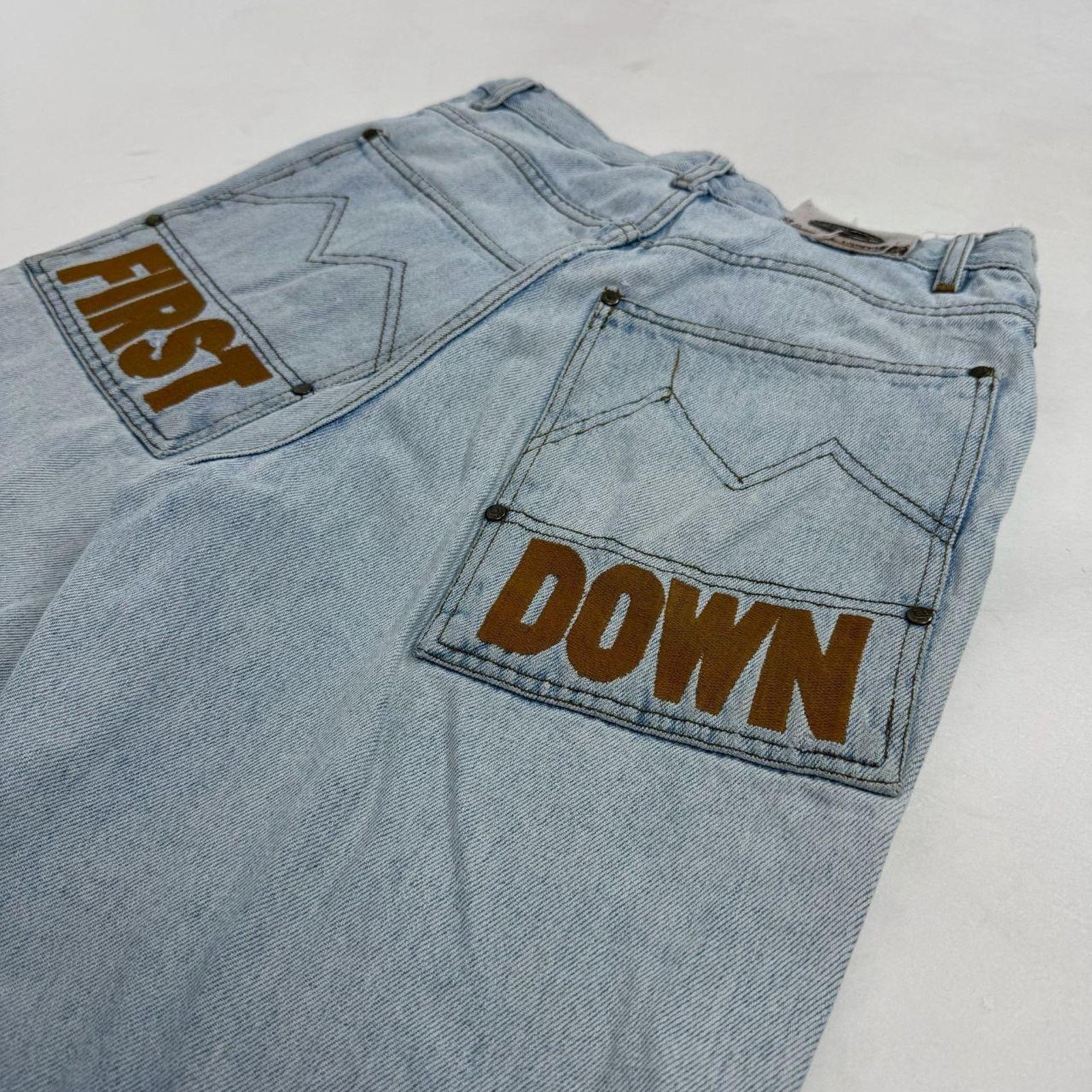 JNCO × Southpole × Vintage Vintage y2k embroidered faded archive skater baggy jeans Size US 28 / EU 44 - 2 Thumbnail