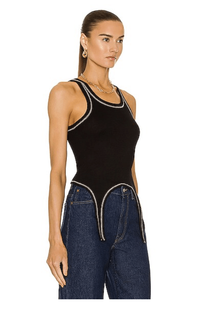 Helmut Lang Helmut Lang Cutaway Tank Top in Black Size L / US 10 / IT 46 - 6 Thumbnail