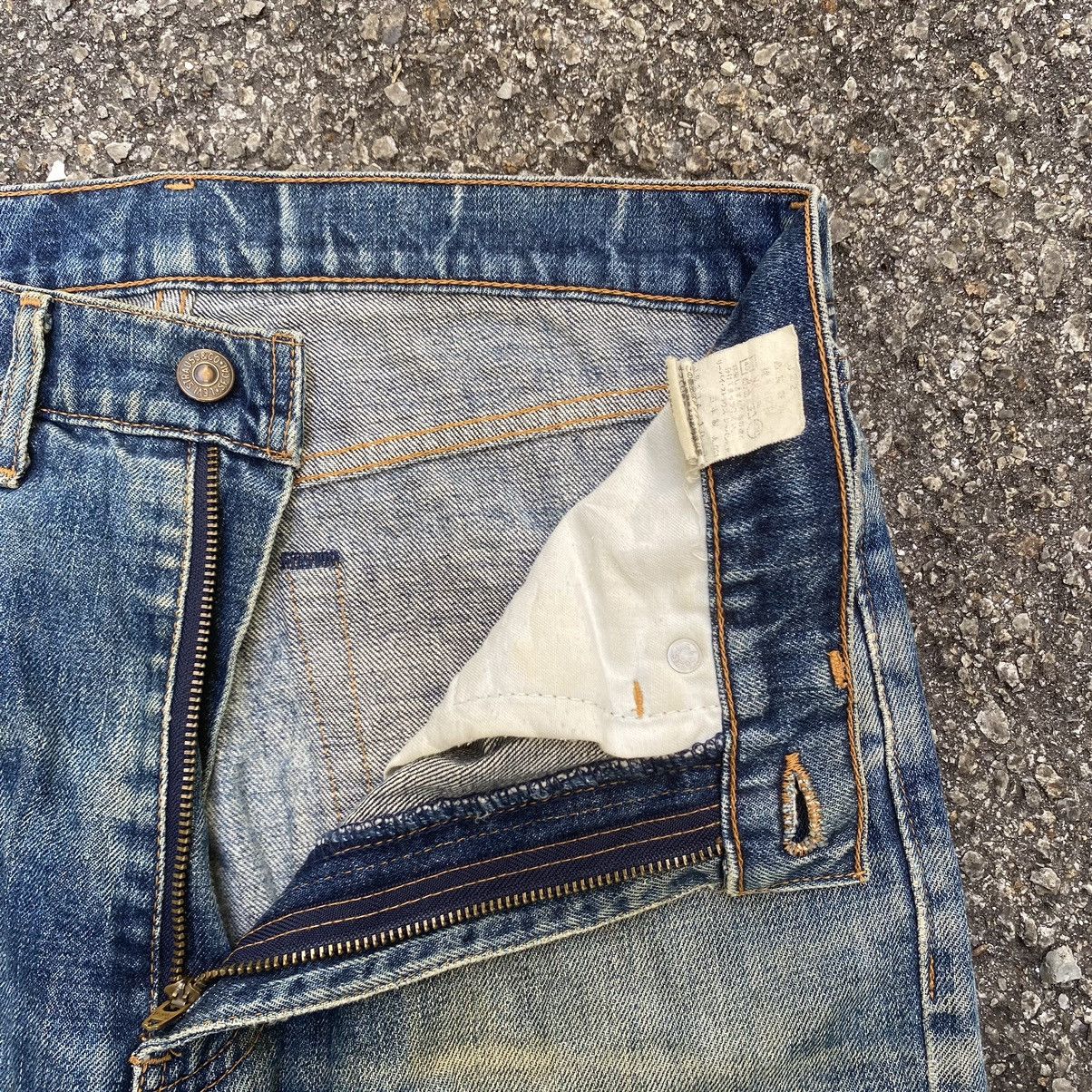 Levi's Vintage Levis 503-0217 Ripped Denim Distressed Rusty Jeans Size US 31 - 6 Thumbnail