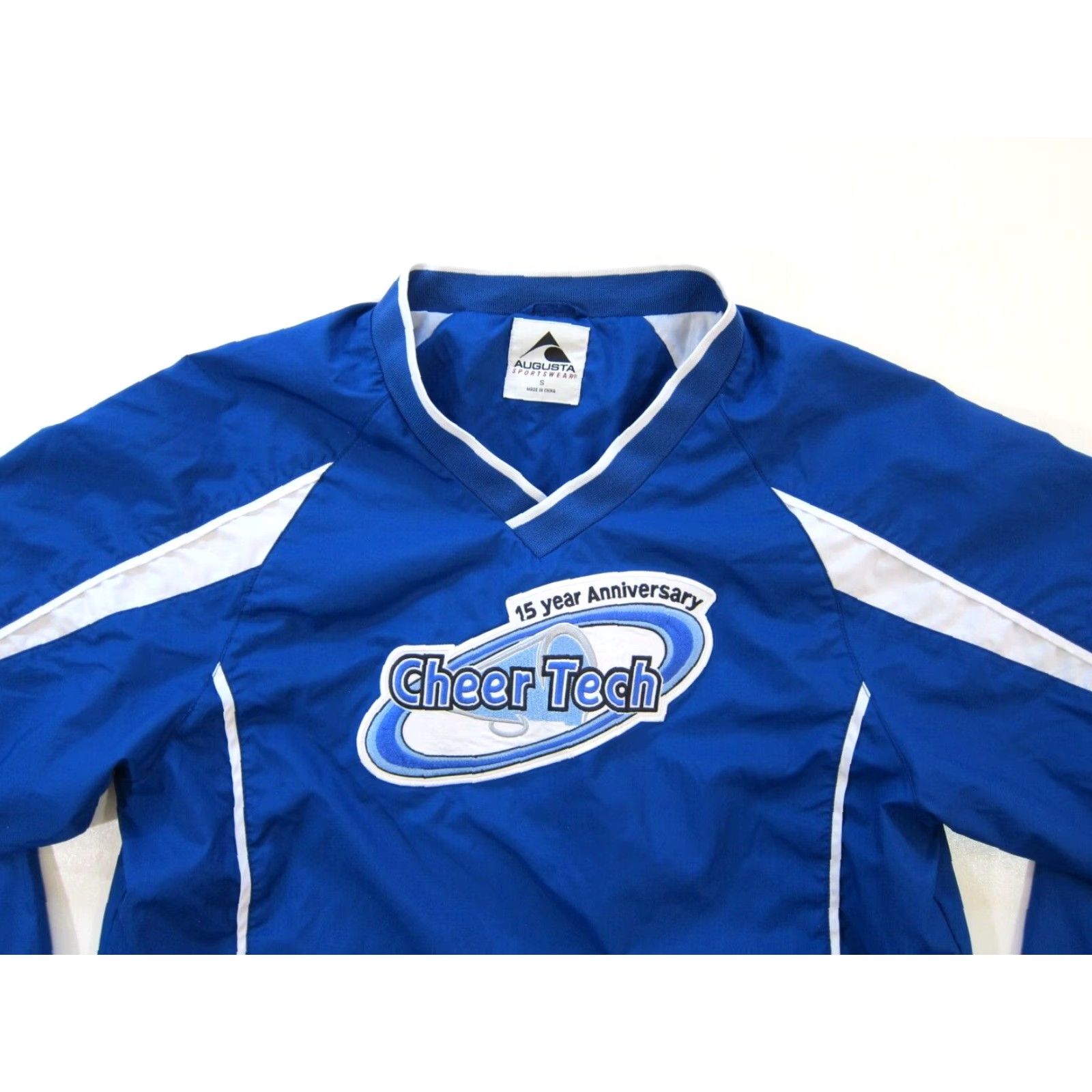 Augusta Sportswear Augusta Sportswear Windbreaker Jacket Men S Pullover V-Neck Cheer Tech Blue White - 100% Polyester Size US S / EU 44-46 / 1 - 3 Thumbnail
