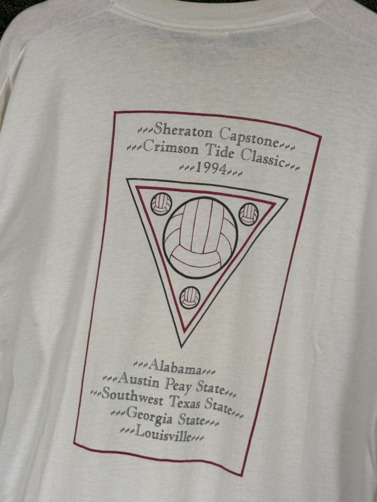 Vintage Vintage Fruit of Loom University Alabama Volleyball Tee XL Size US XL / EU 56 / 4 - 5 Thumbnail