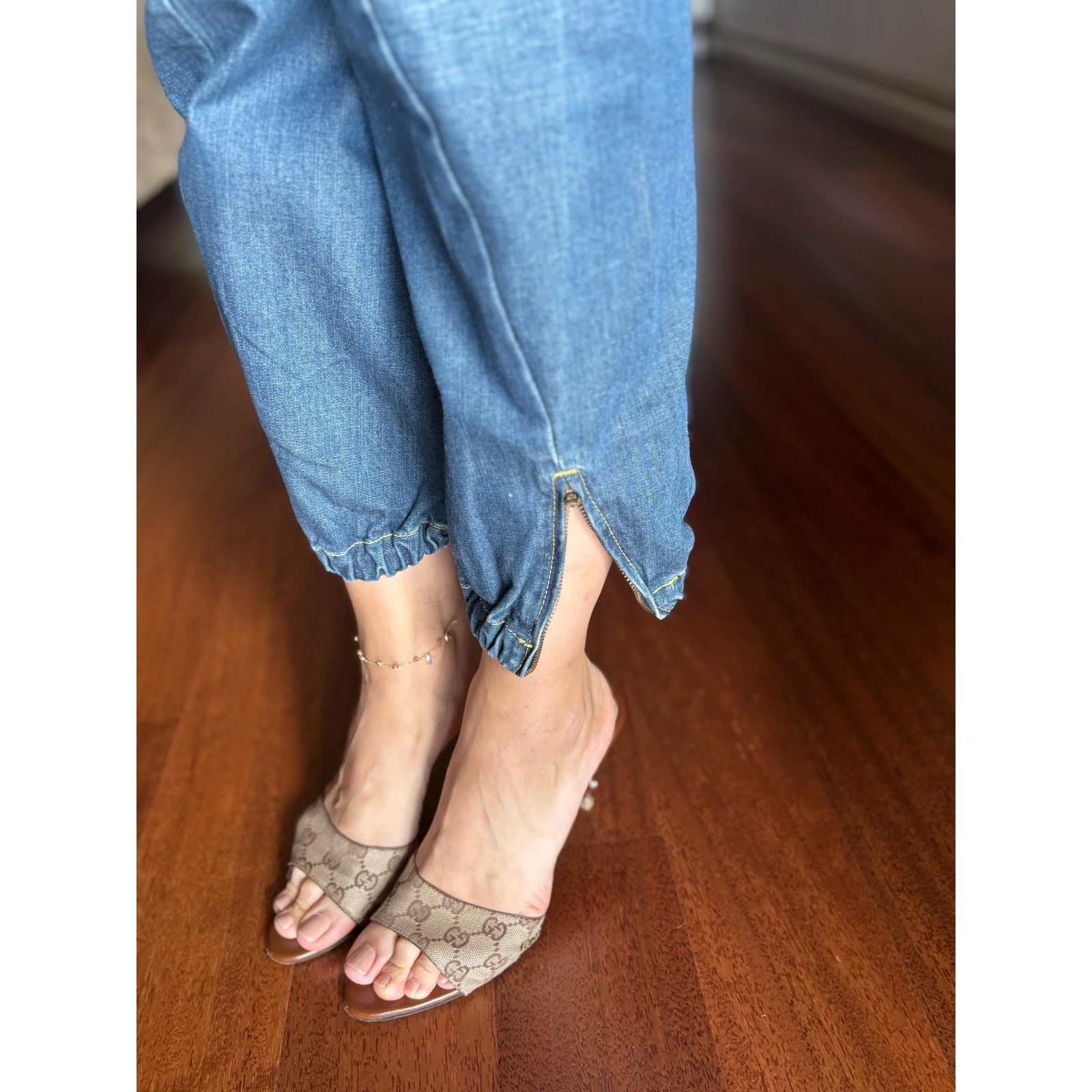 Levi's Levi’s Engineered Jeans Twisted Leg Elastic Waist Y2K Size US 28 / EU 44 - 7 Thumbnail