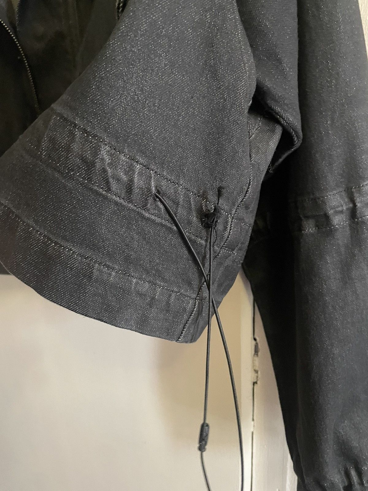 Ottolinger Ottolinger Cropped Waxed Denim Jacket Size US XS / EU 42 / 0 - 7 Thumbnail