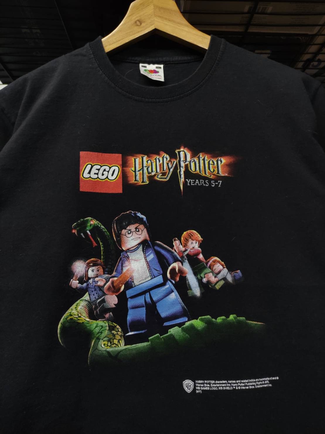 Vtg Lego x Harry Potter Years 5 - 7 Game Promo T-Shirt