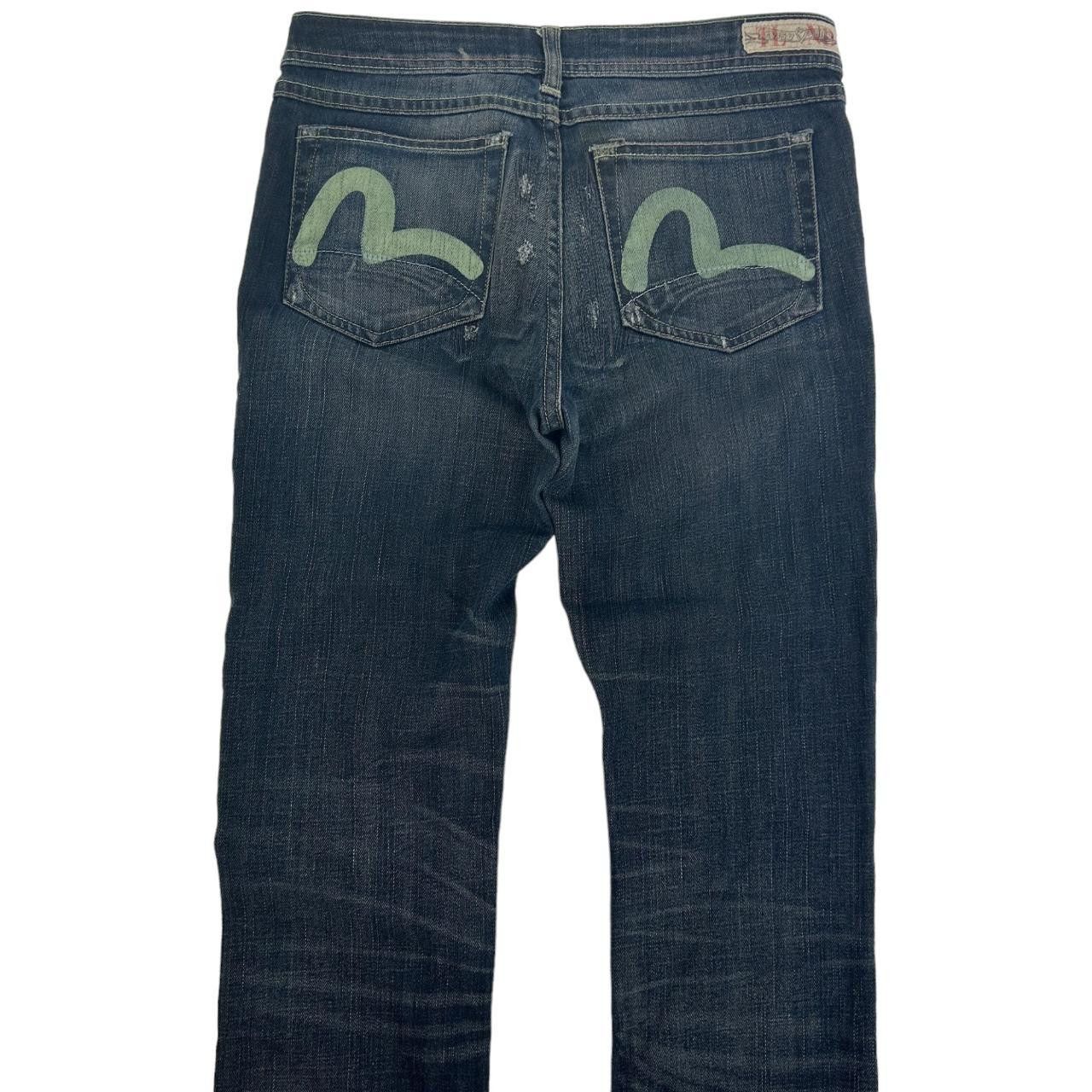 Vintage Evisu X Puma Double Gull Denim Jeans Size W30