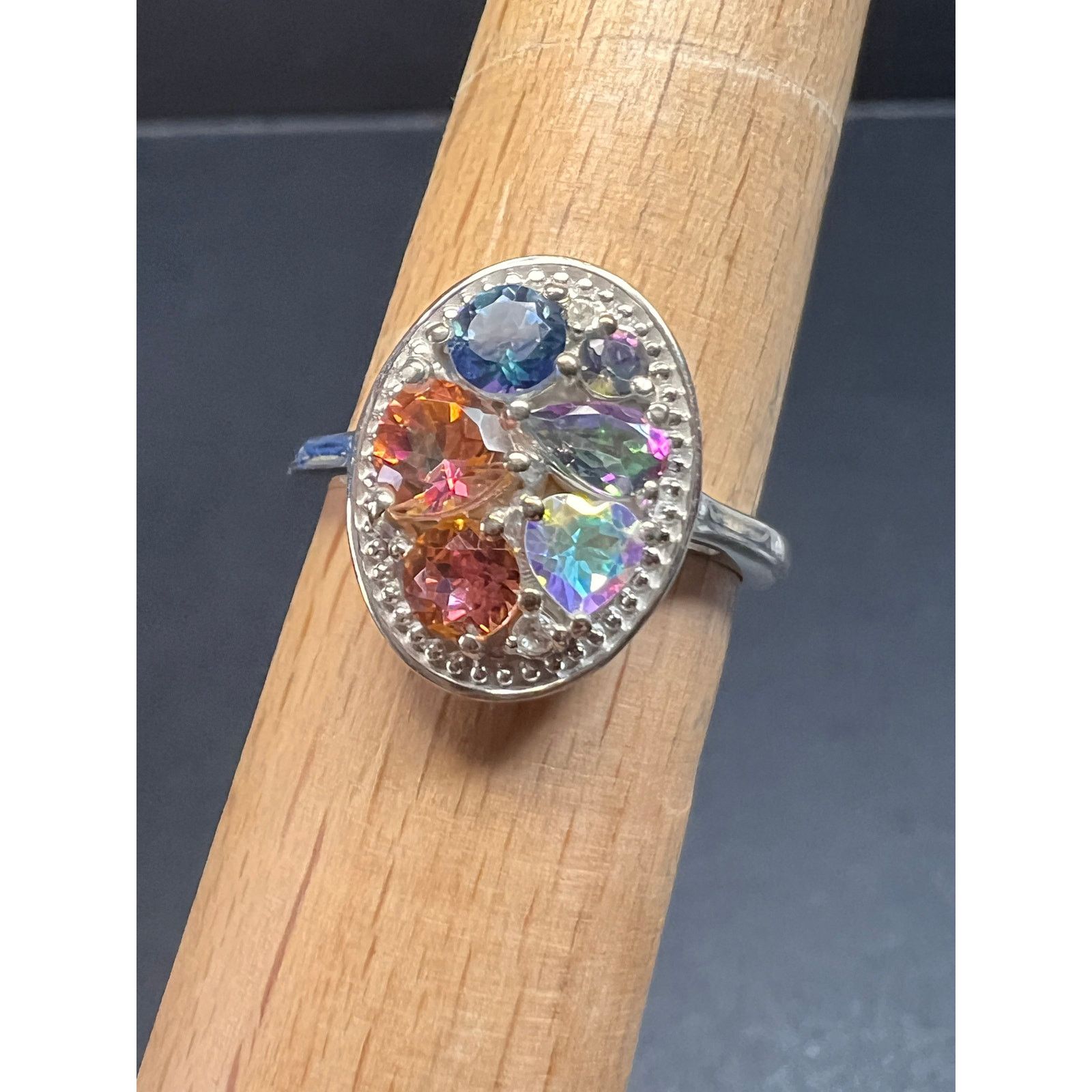 Other NEW cosmic mystic topaz ring in sterling silver size 8 Size ONE SIZE - 1 Thumbnail