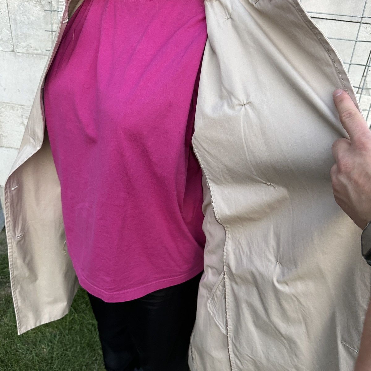 Weekend Max Mara Weekend Max Mara Coat Trench Beige Size L / US 10 / IT 46 - 18 Thumbnail