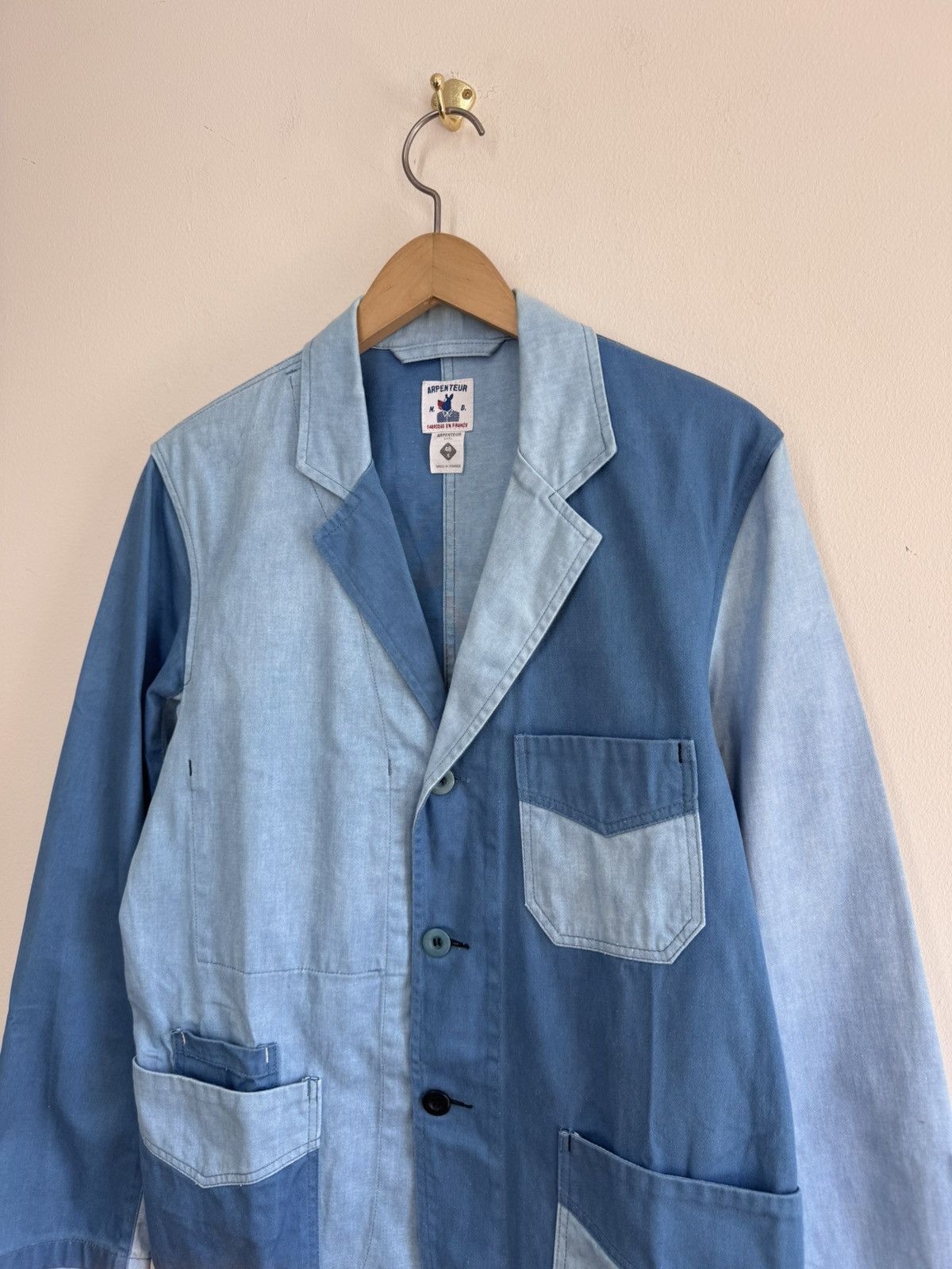 Arpenteur × CHCM Arpenteur Patchwork Blazer 48 Kapital EG French Workwear Size US S / EU 44-46 / 1 - 2 Thumbnail