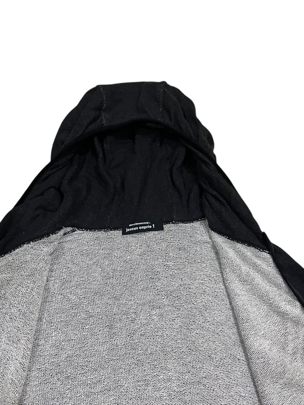 Issey Miyake Mercibeaucoup by issey miyake poncho style hoodie black Size L / US 10 / IT 46 - 10 Thumbnail
