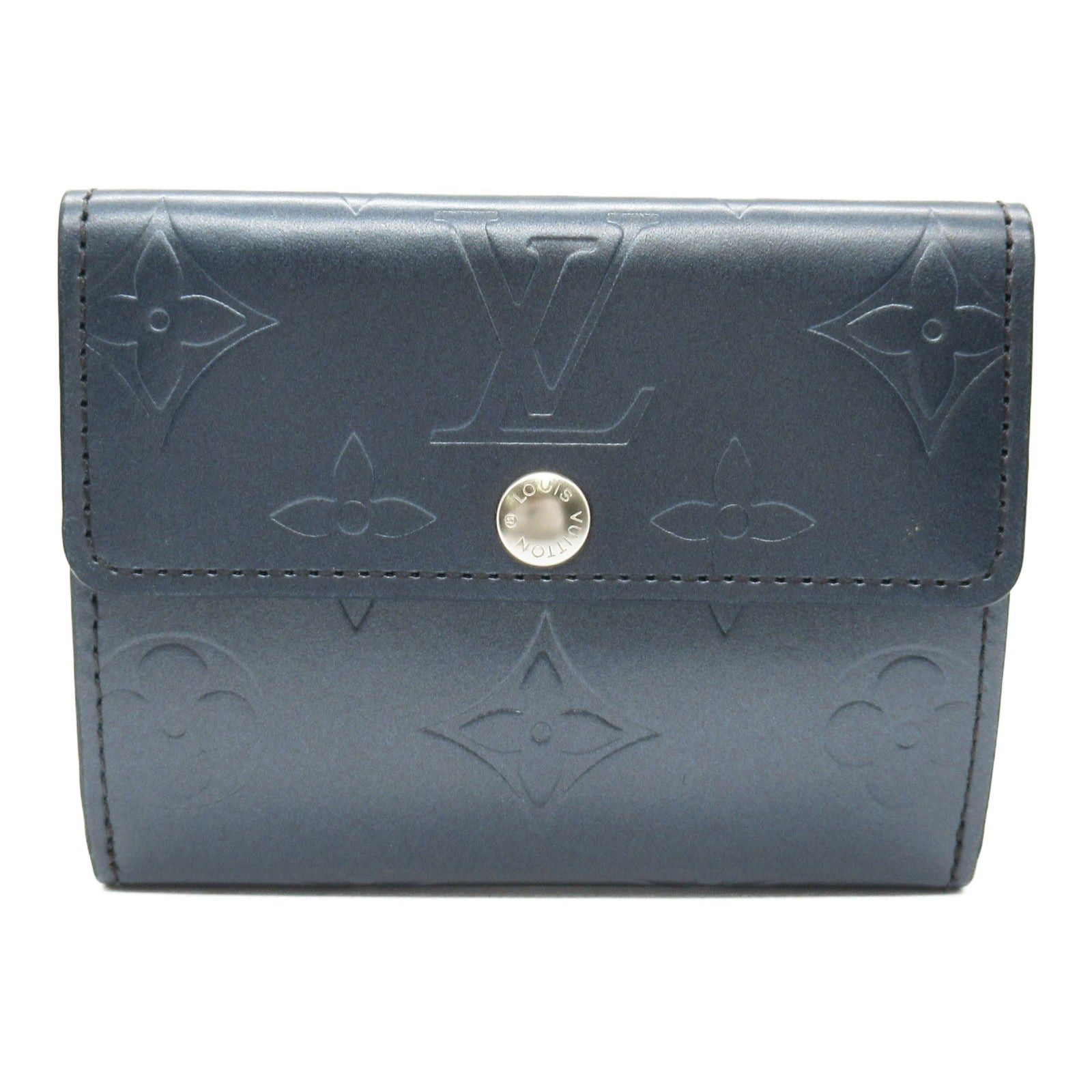 Louis Vuitton Louis Vuitton Ludlow Coin Purse Leather Monogram Matte Navy Size ONE SIZE - 1 Thumbnail