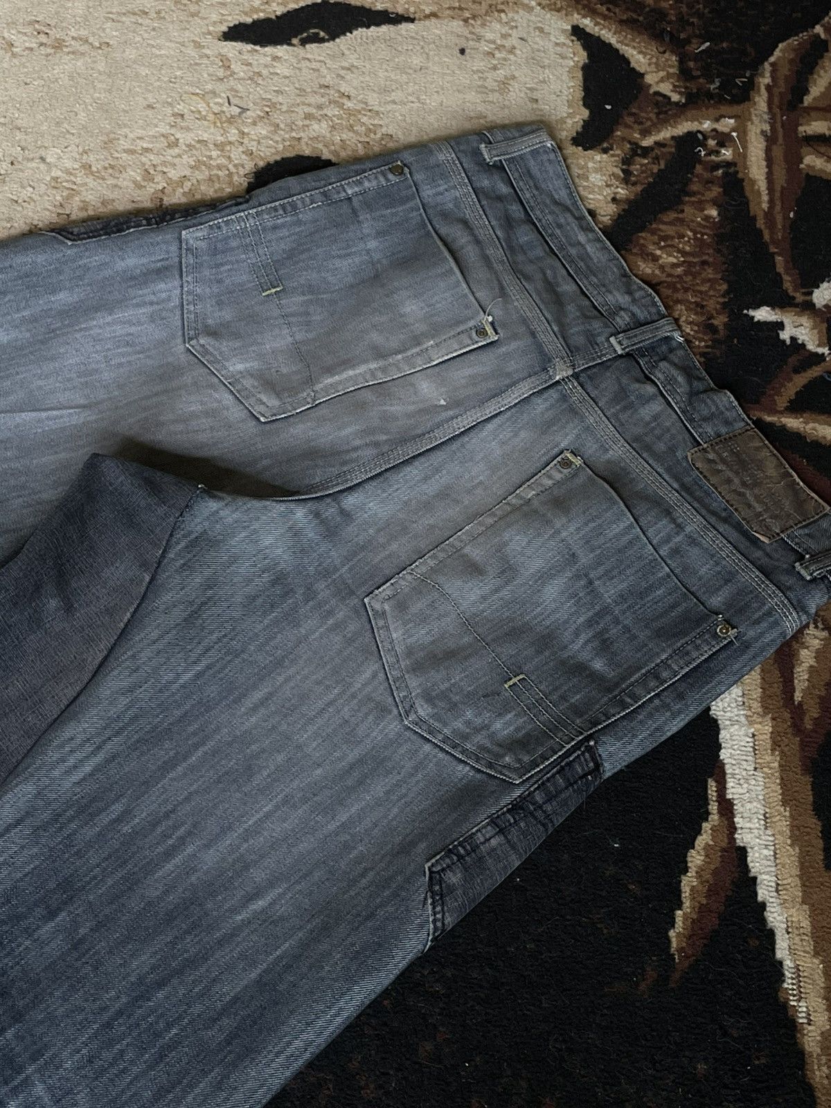 Vintage Baggy reworked extra pocket jeans Size US 33 - 5 Thumbnail