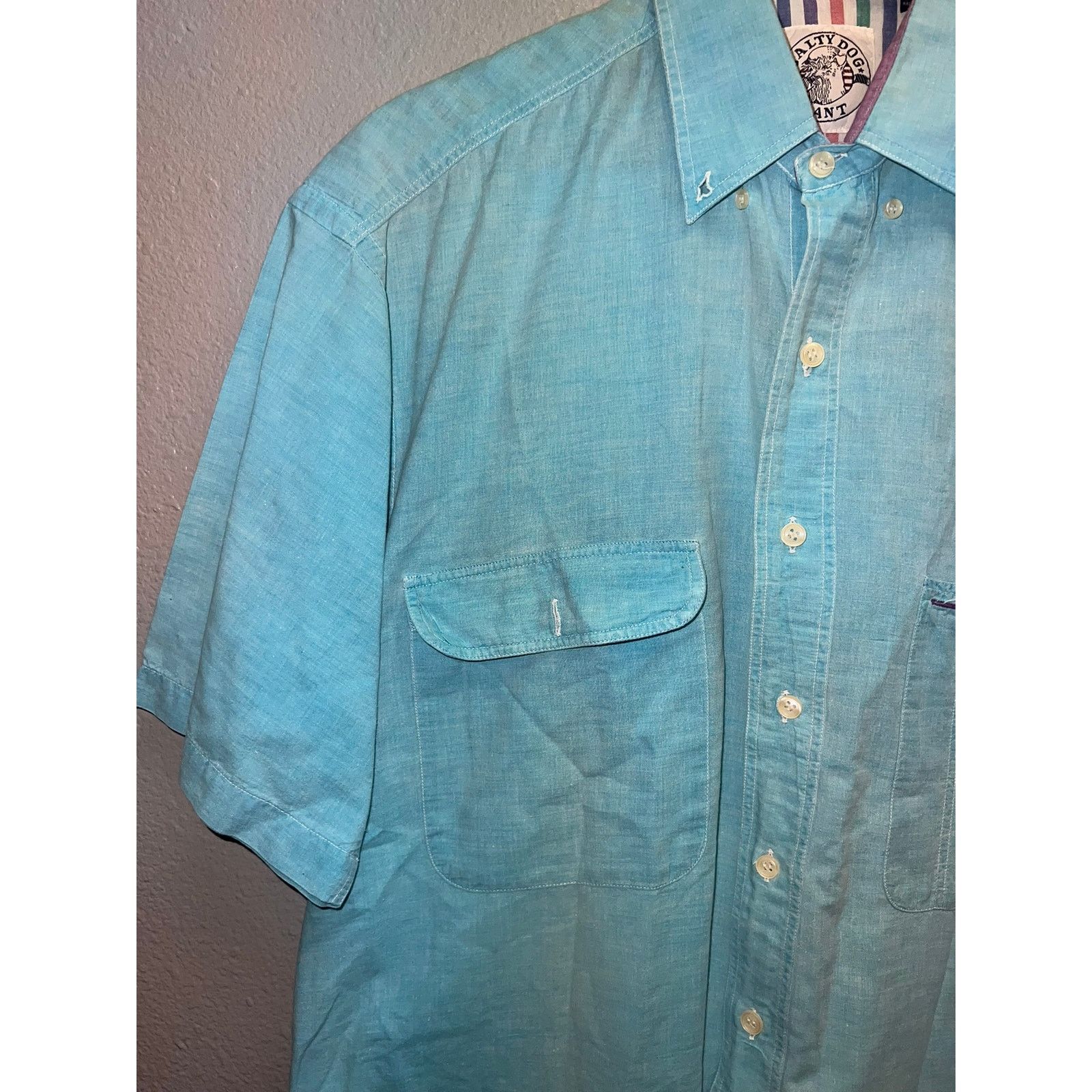 Gant Salty Dog Gant Shirt Button Up 100% Cotton Blue Tee Large Size US L / EU 52-54 / 3 - 4 Thumbnail