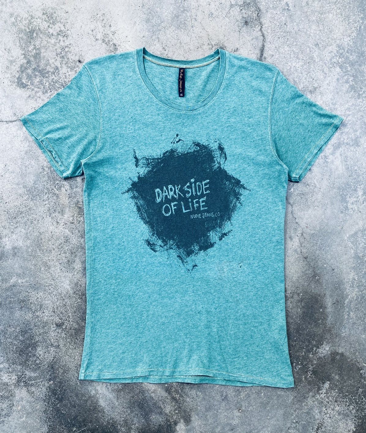 Nudie Jeans Vintage Nudie Jeans Dark Side Of Life Tees Size US XS / EU 42 / 0 - 1 Thumbnail