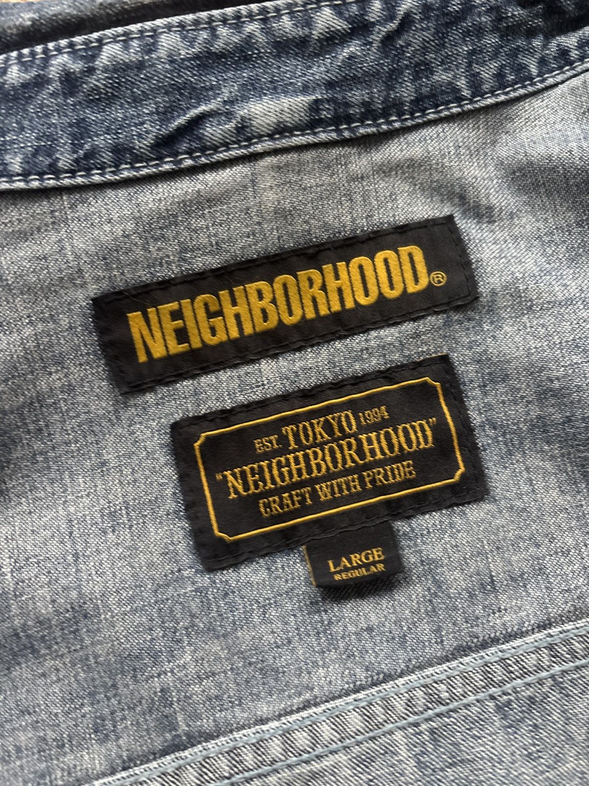 Neighborhood Neighborhood Savage Western C-Shirt / Denim Jacket Size US L / EU 52-54 / 3 - 5 Thumbnail