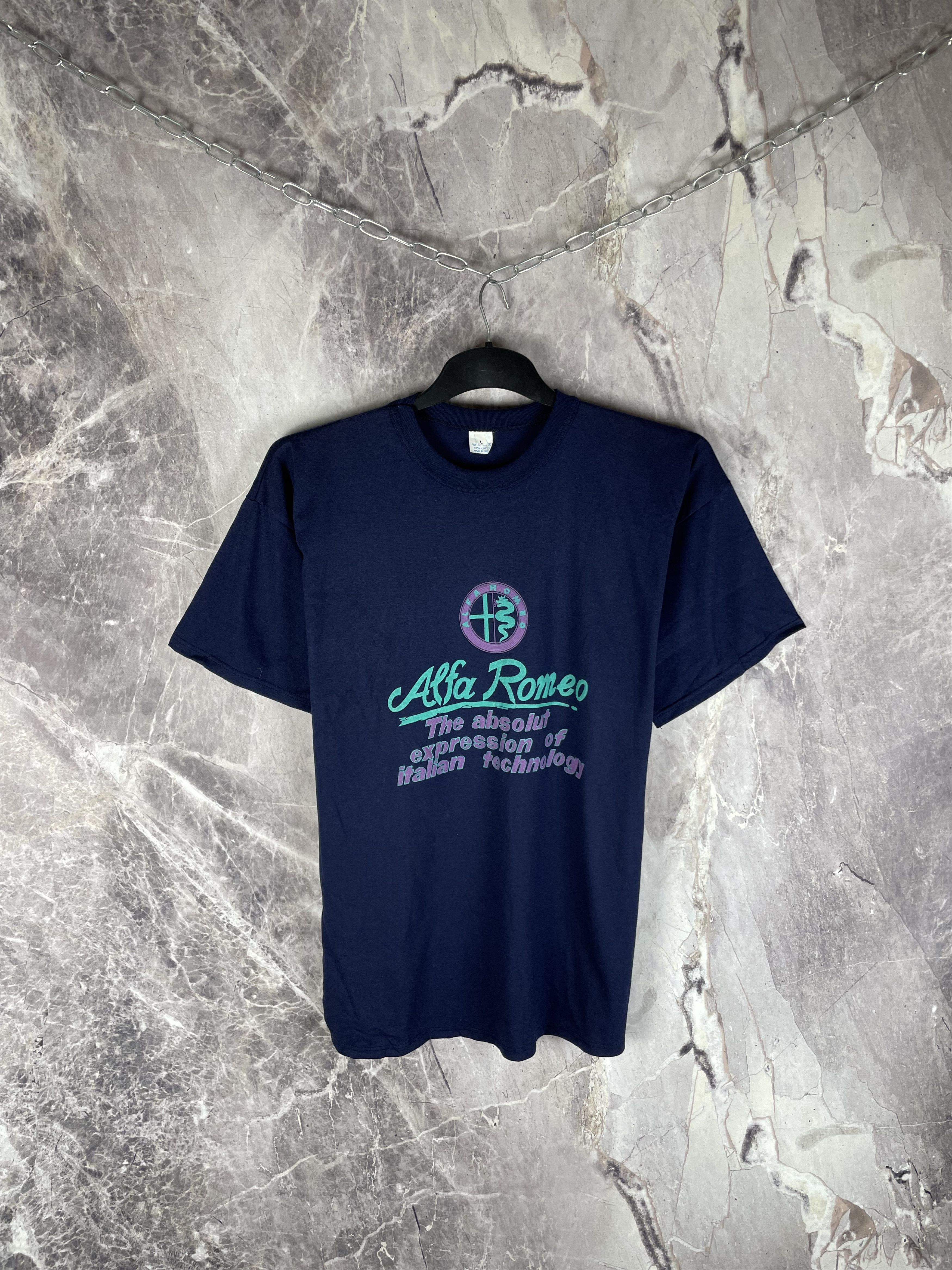 Vintage Vintage Alfa Romeo Racing Tee Size US L / EU 52-54 / 3 - 1 Thumbnail