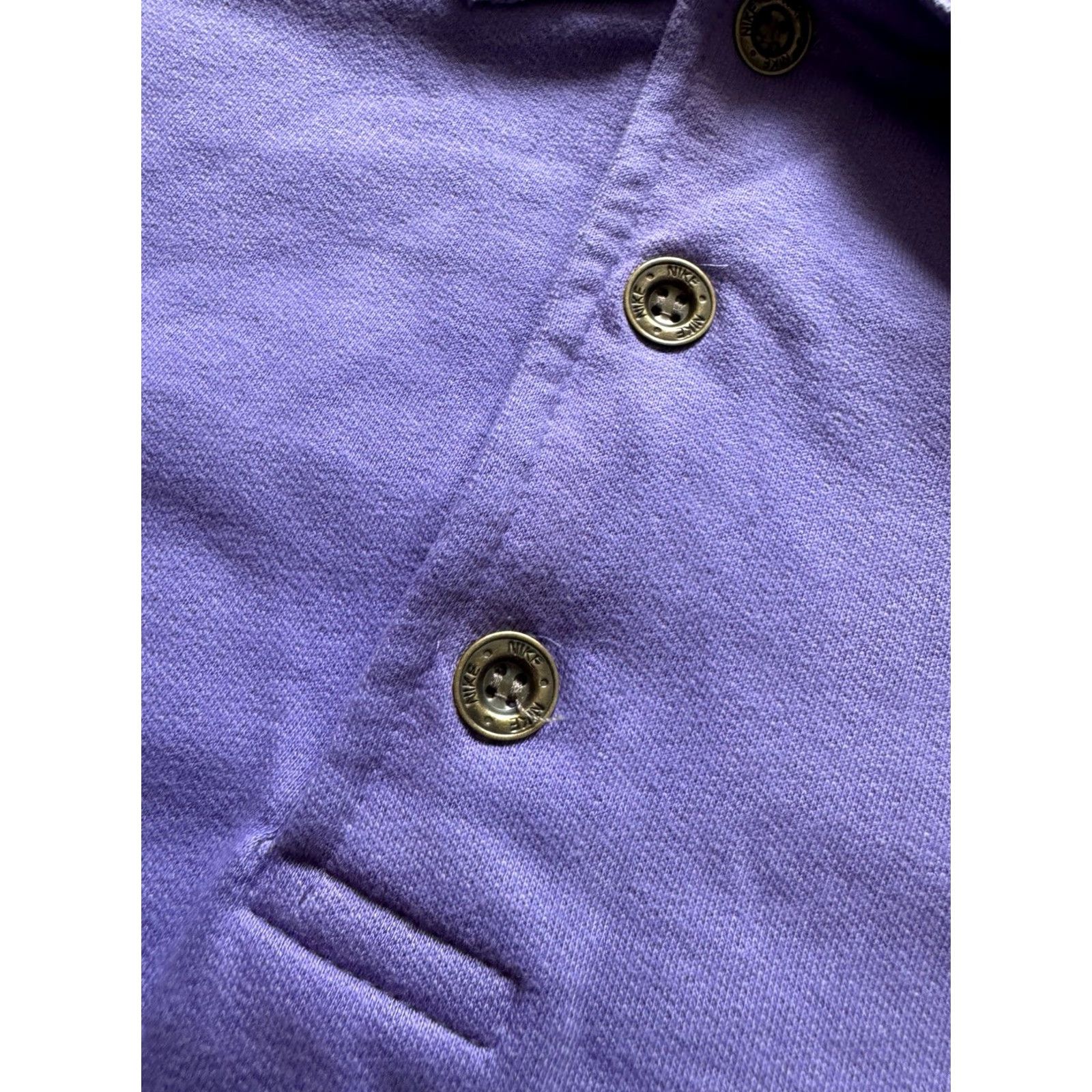 Nike VINTAGE Nike Polo Shirt L Purple USA 80s 90s Beaverton Oregon Mens Size US L / EU 52-54 / 3 - 5 Thumbnail