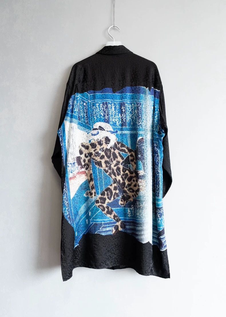 Yohji Yamamoto Yohji Yamamoto 19SS Silk Ukiyo-e Shirt Size US L / EU 52-54 / 3 - 1 Thumbnail