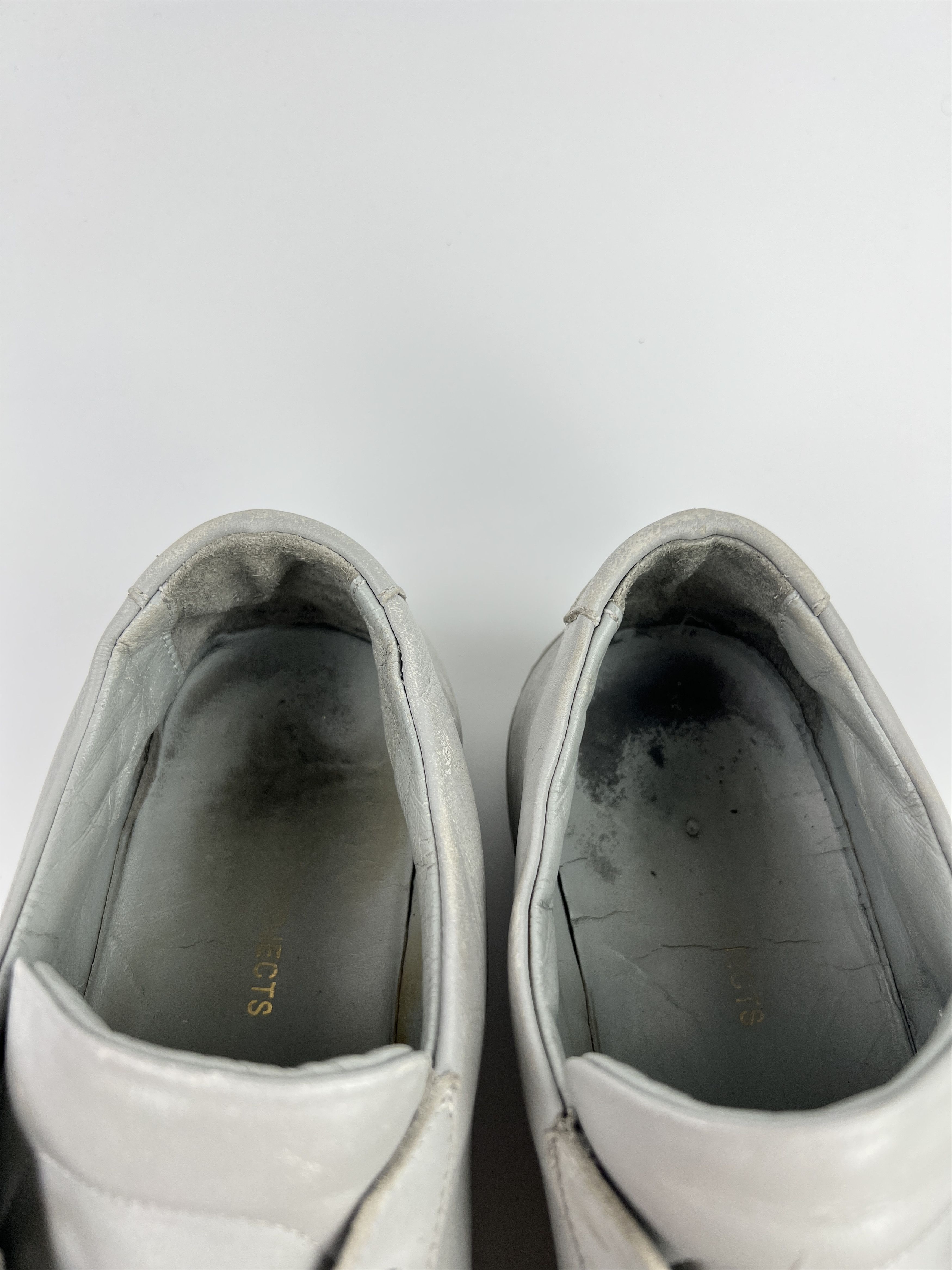 Common Projects Common Projects Achilles Low Top Gray Leather Sneakers Size US 10 / EU 43 - 8 Thumbnail