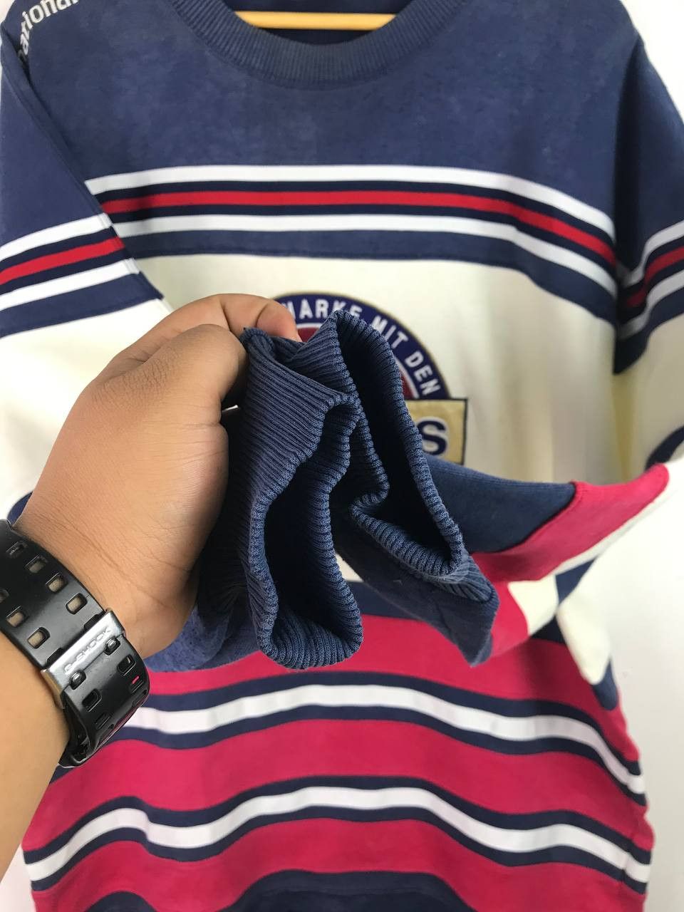 Adidas × Japanese Brand × Vintage Vintage 90's Adidas Big Logo Spellout Sweatshirt Size US L / EU 52-54 / 3 - 8 Thumbnail