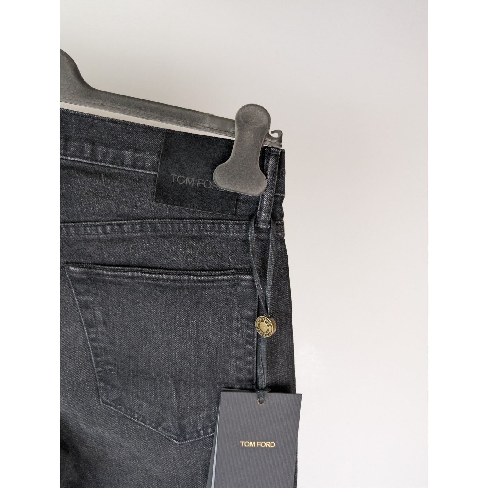 Tom Ford o1rshd1 Slim-Fit Denim Jeans in Black Size US 32 / EU 48 - 14 Thumbnail