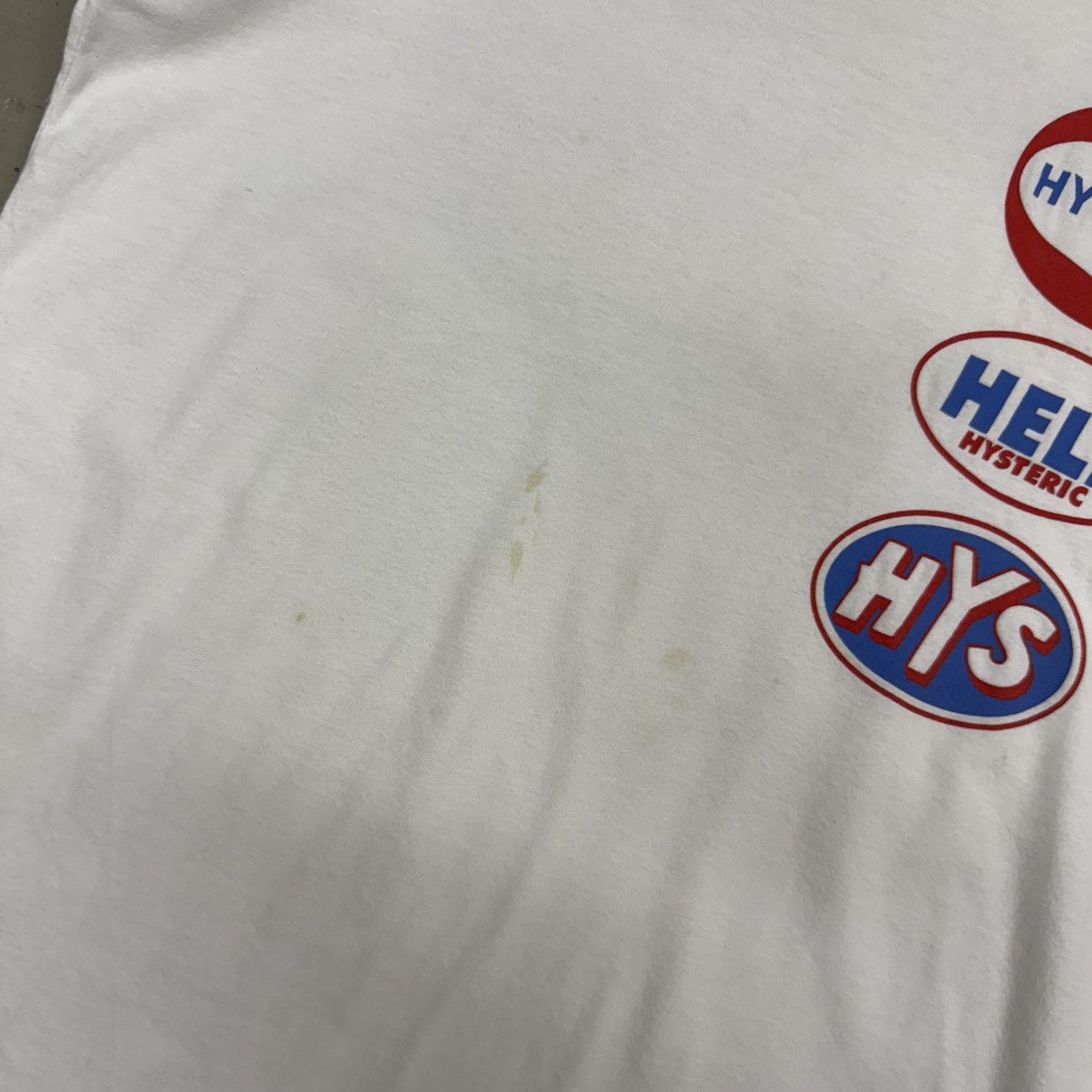 Hysteric Glamour 1990s Hysteric Glamour Racing Logo Tshirt Size US L / EU 52-54 / 3 - 4 Thumbnail