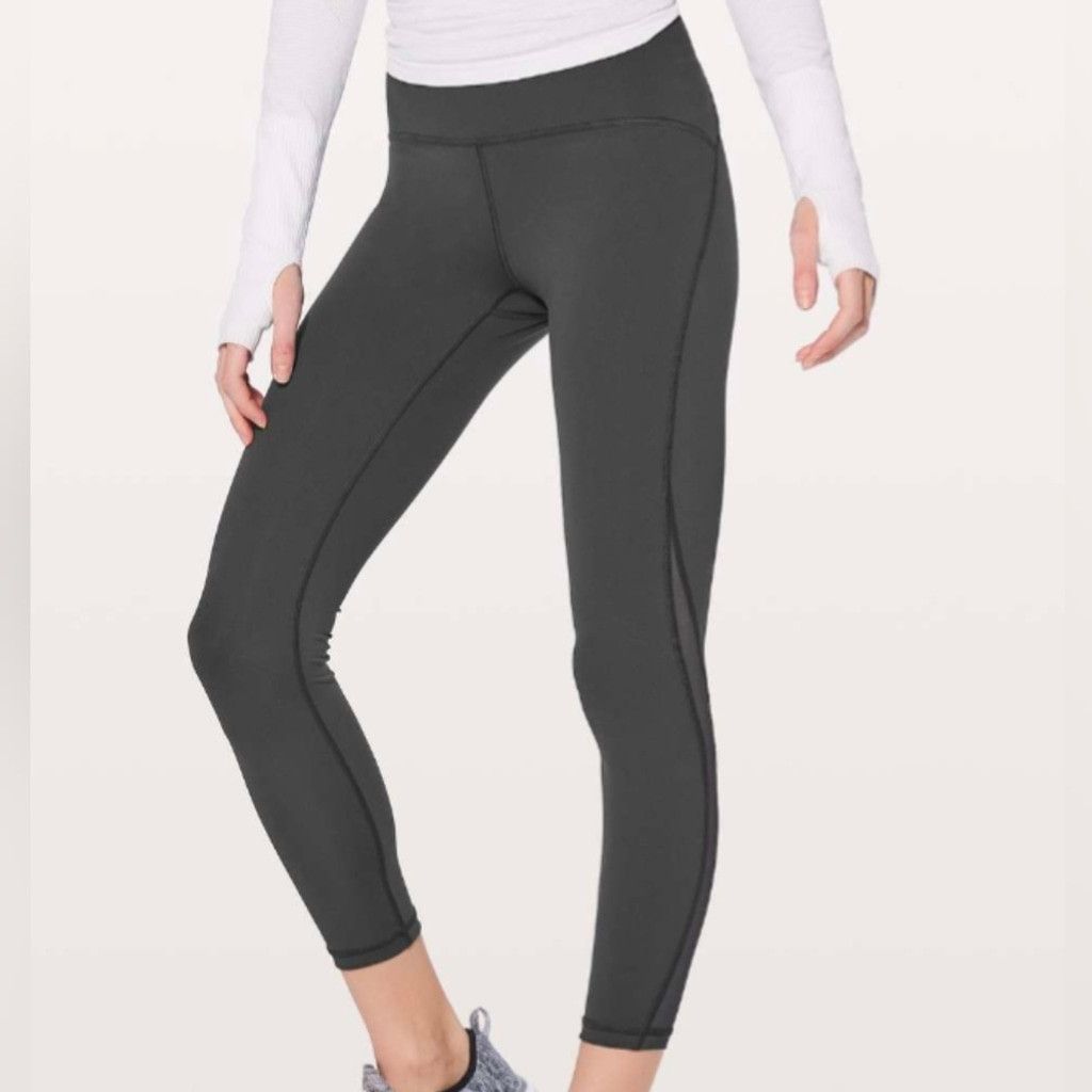 Lululemon Lululemon deep coal train time 7/8 25" leggings size 8 Size 30" / US 8 / IT 44 - 2 Thumbnail