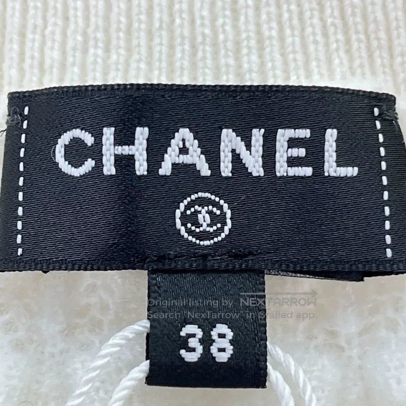 Chanel Chanel 24B white cashmere knitted pullover sweater Size XS / US 0-2 / IT 36-38 - 4 Thumbnail