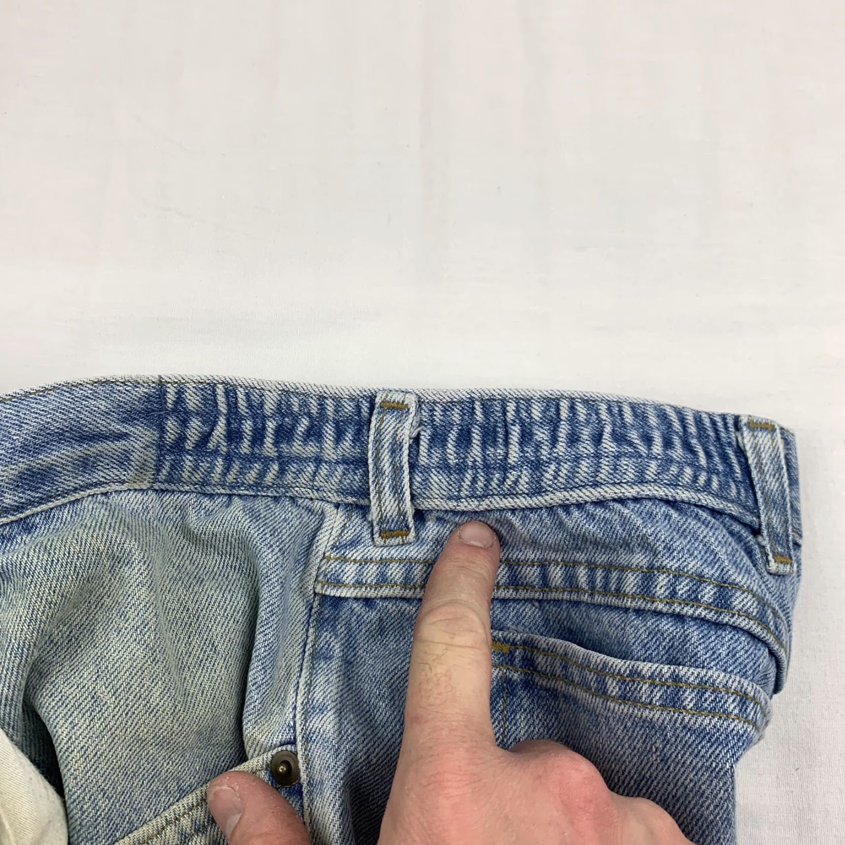 Vintage VINTAGE L.L. Bean Double L Jeans Men Relaxed Fit 38 Blue Straight Inseam 29 90s Outdoor Size US 38 / EU 54 - 7 Thumbnail