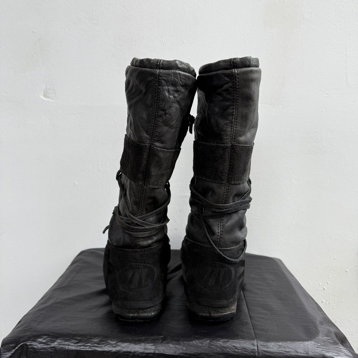 Moon Boot Vintage Tecnika Moon Boots Leather High Lace Up Size US 5.5 / IT 35.5 - 7 Thumbnail
