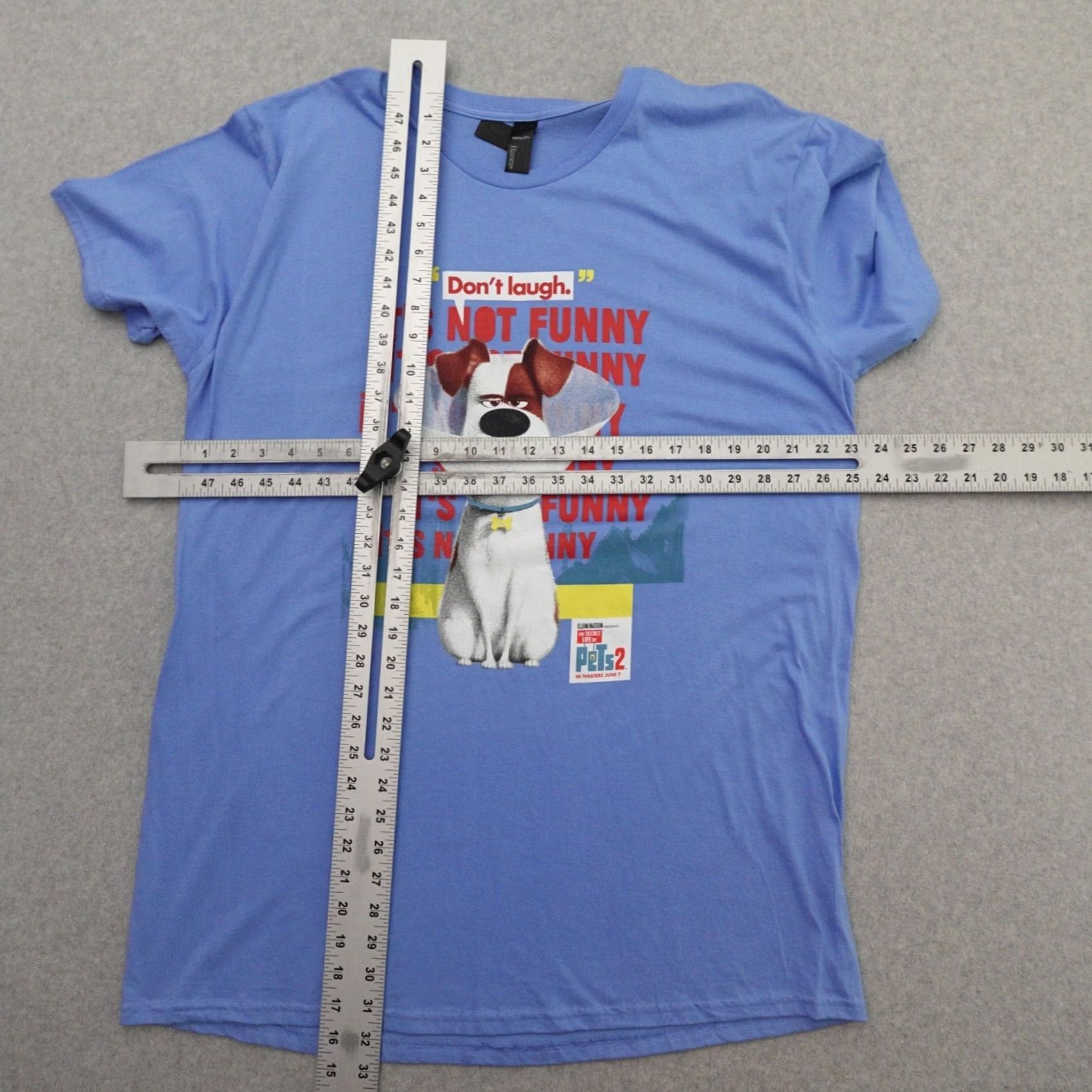 Hanes Secret Life Of Pets 2 TShirt Adult XL Blue Movie Promo It's Funny Size US XL / EU 56 / 4 - 3 Thumbnail