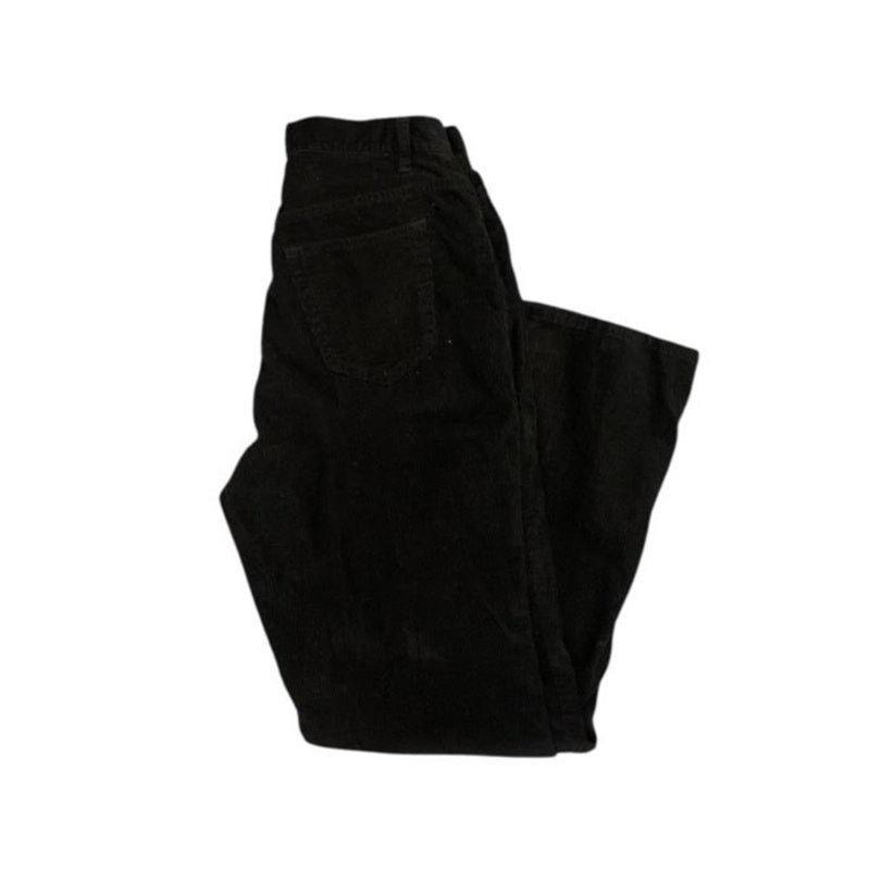 Other Black Liz Claiborne Corduroy Pants Flare Bootcut 31x32 Size 31" - 3 Thumbnail