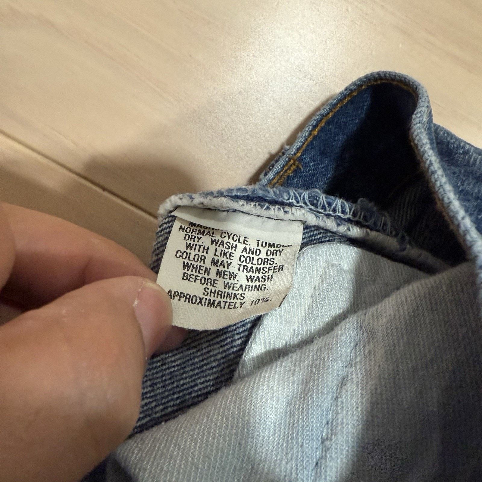 Levi's × Vintage Vintage Levis 501 Jeans 36 Blue Dark Wash Straight Denim Size US 36 / EU 52 - 6 Thumbnail